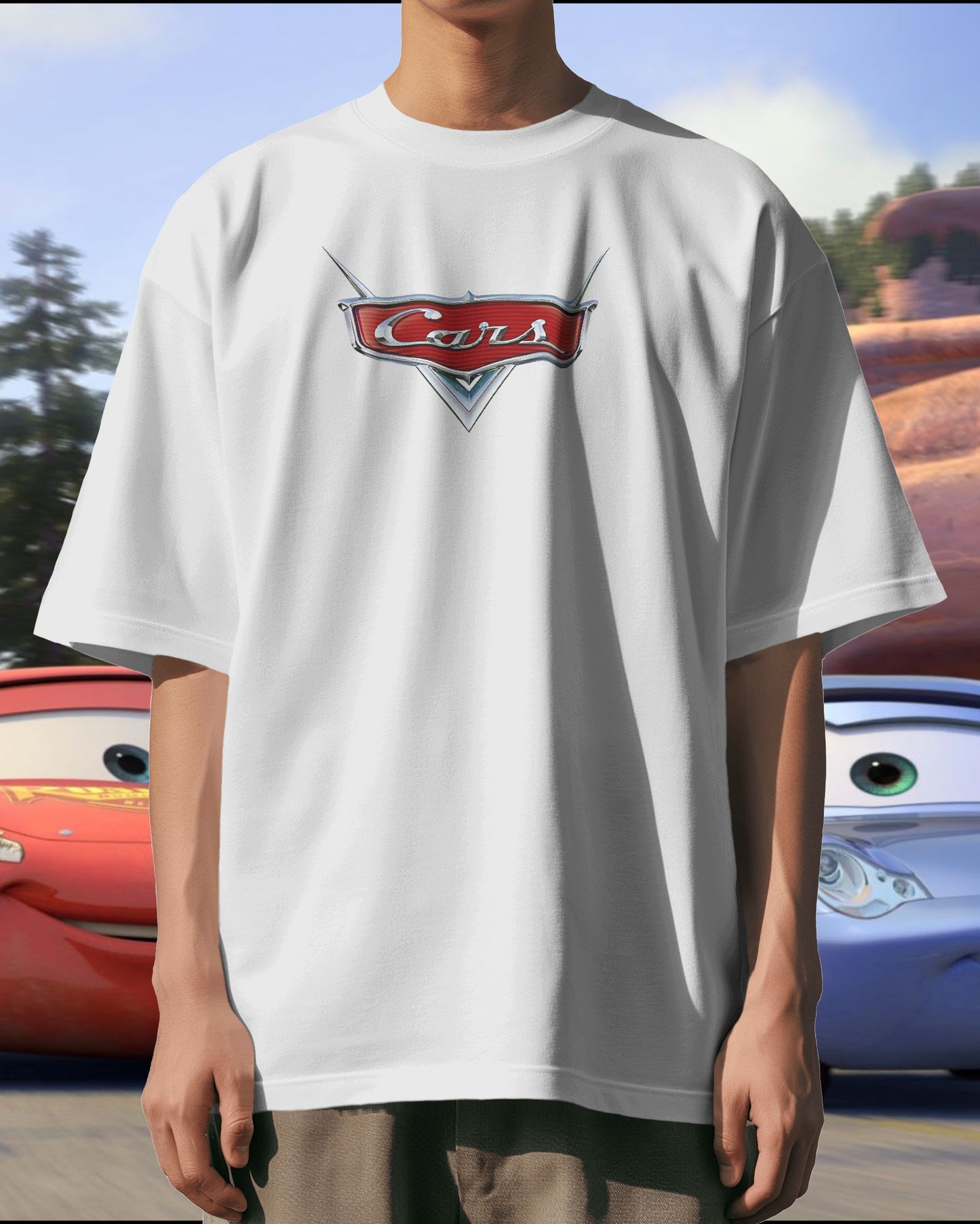 Pixar Cars McQueen - Oversized T-Shirt