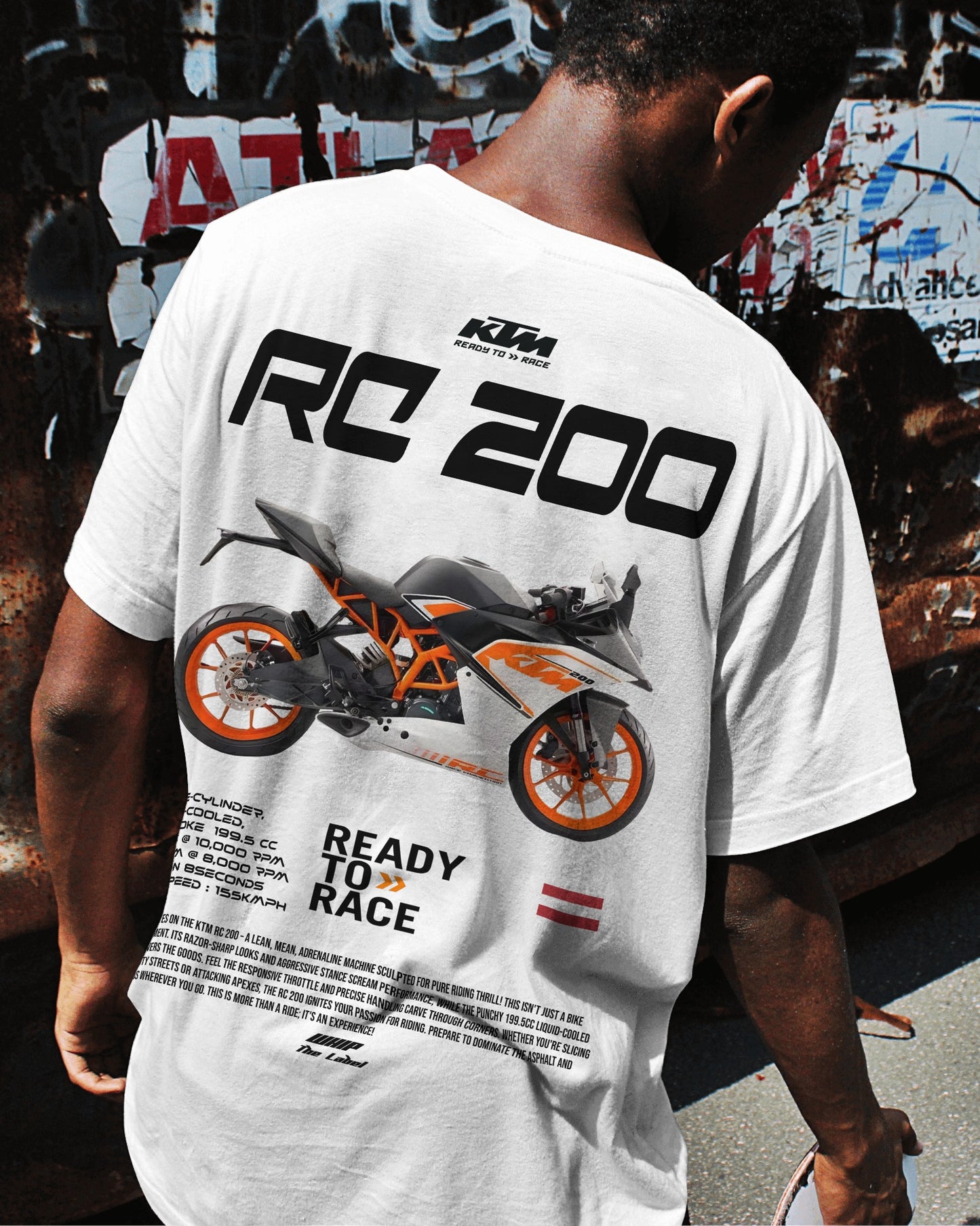 KTM RC 200 - Oversized T Shirts