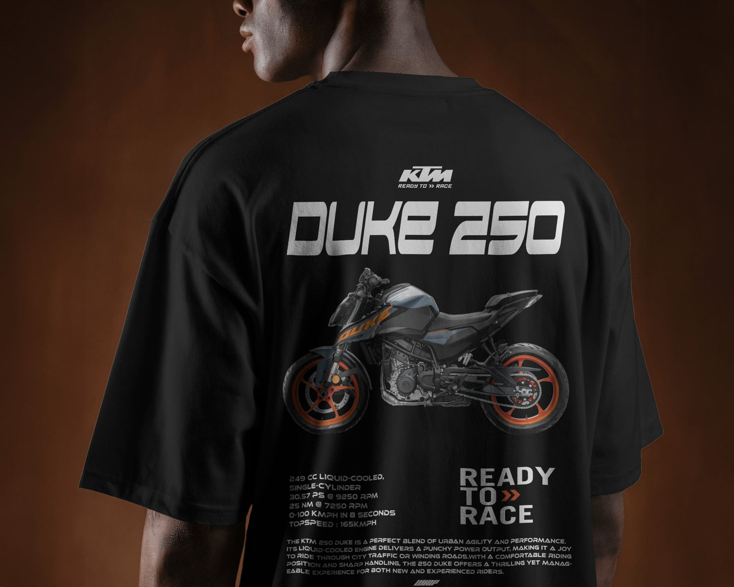 KTM Duke 250 Oversized T-Shirts