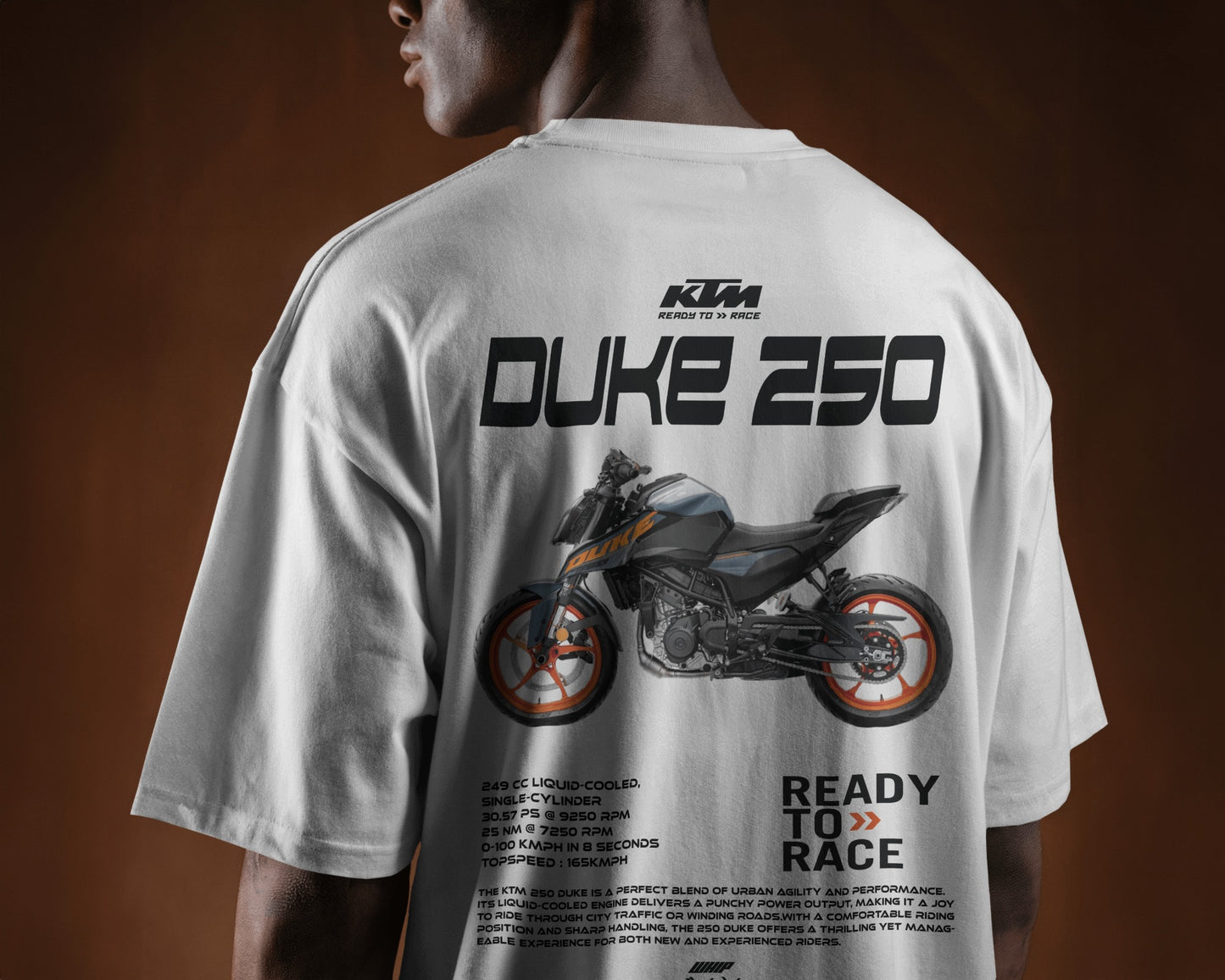 KTM Duke 250 Oversized T-Shirts