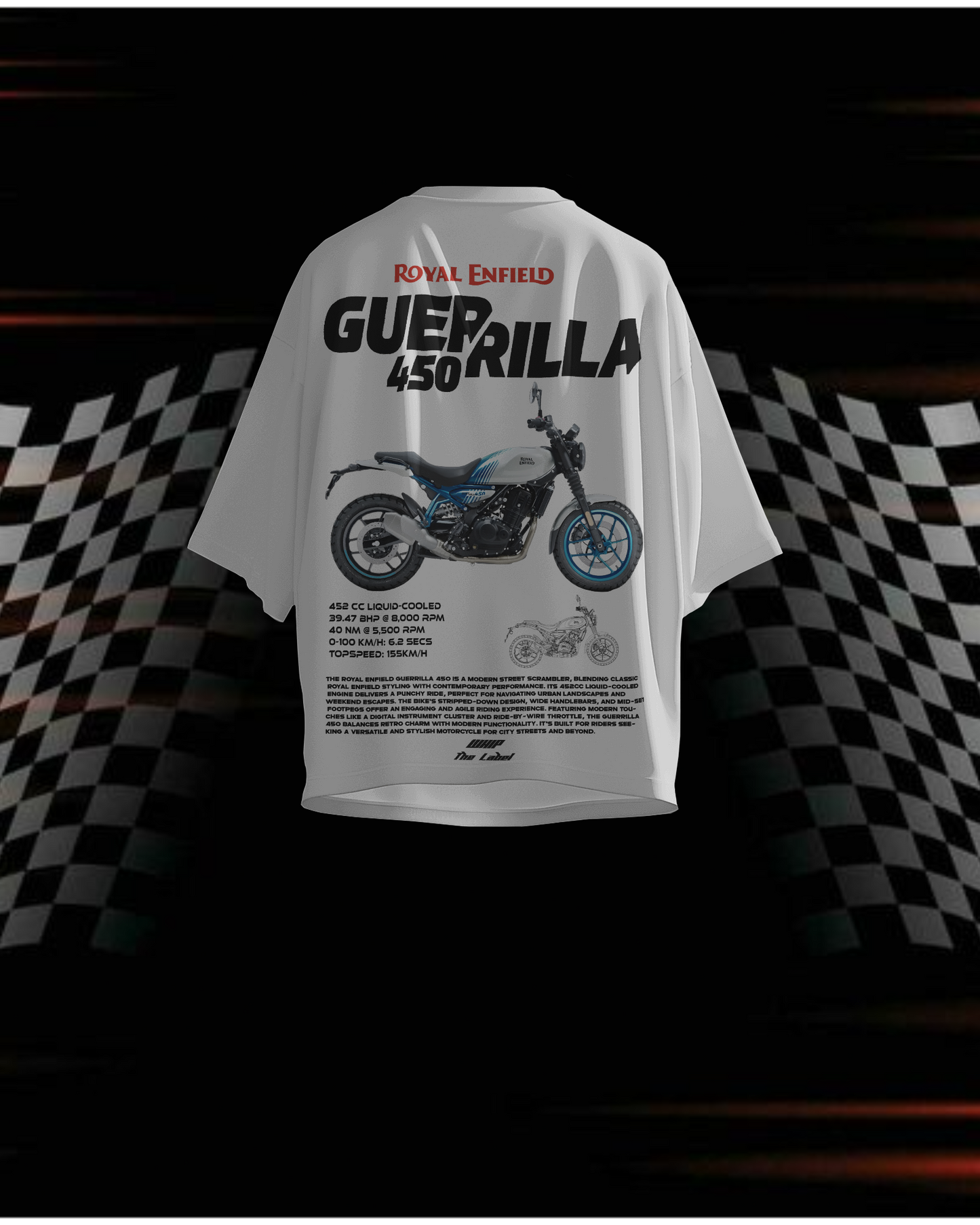 Guerrilla 450 - Oversized T-Shirts