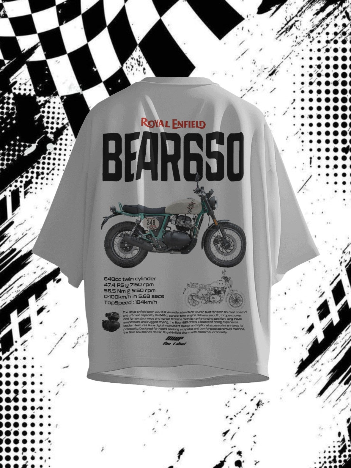 Bear 650 - Oversized T-Shirts