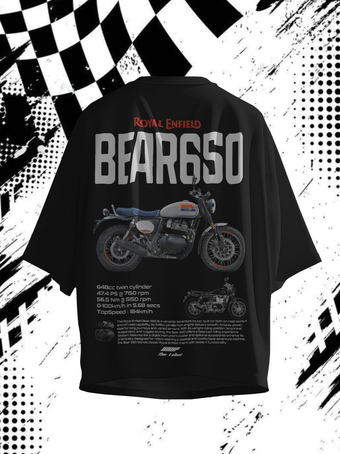 Bear 650 - Oversized T-Shirts