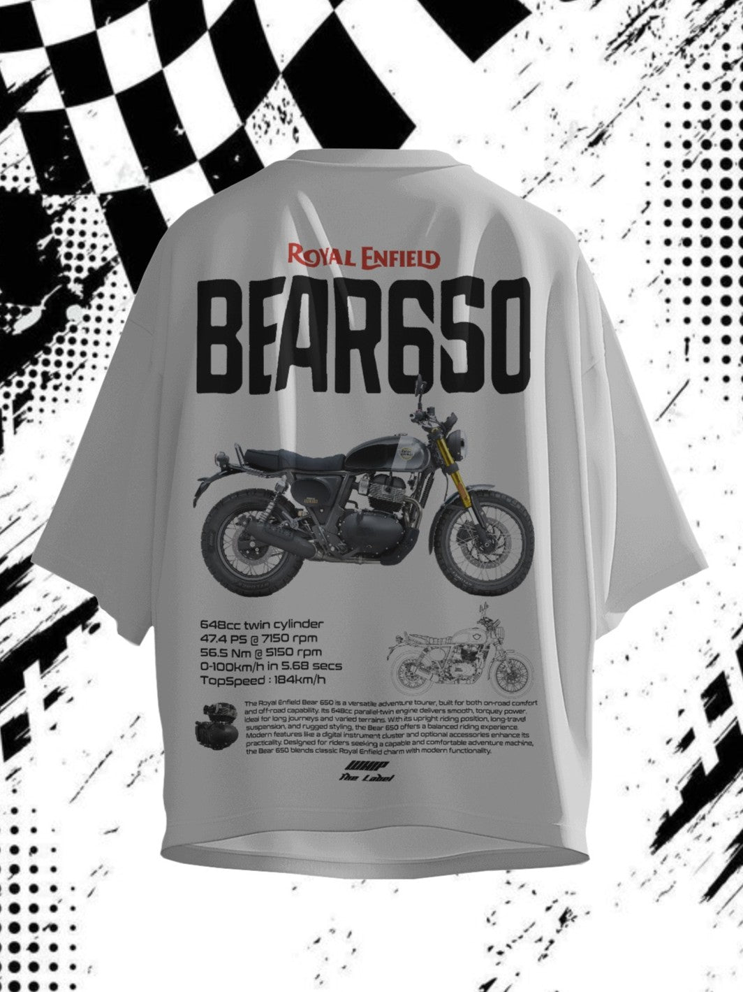 Bear 650 - Oversized T-Shirts