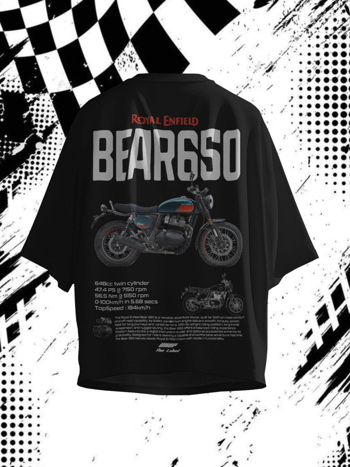 Bear 650 - Oversized T-Shirts