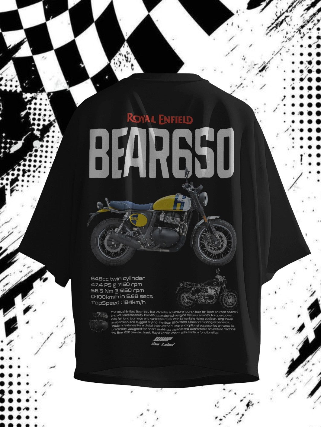 Bear 650 - Oversized T-Shirts