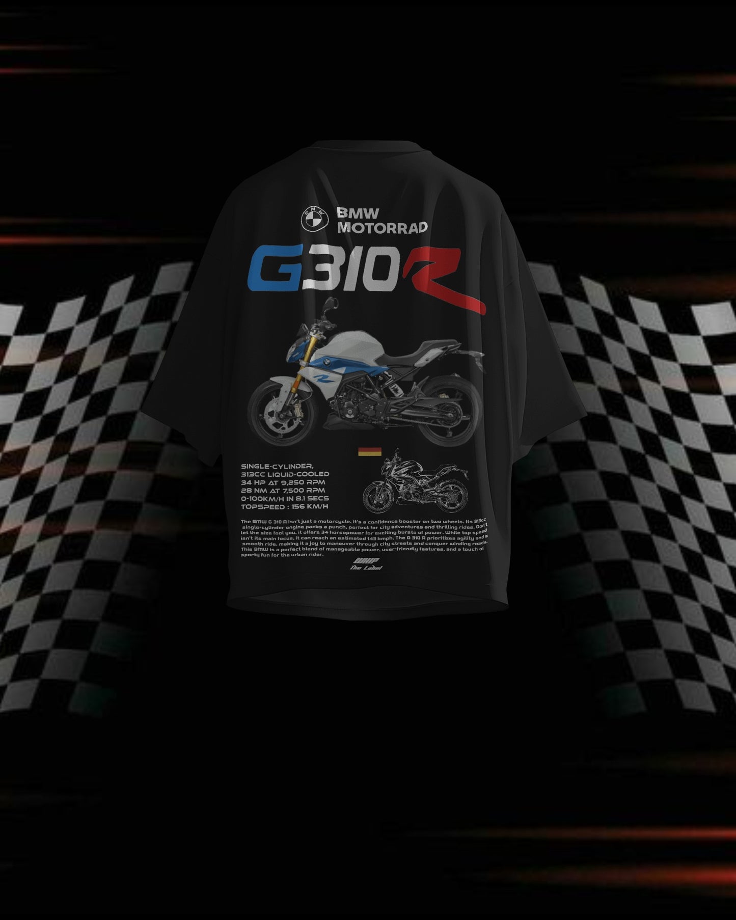 BMW G310R - Oversized T-Shirts