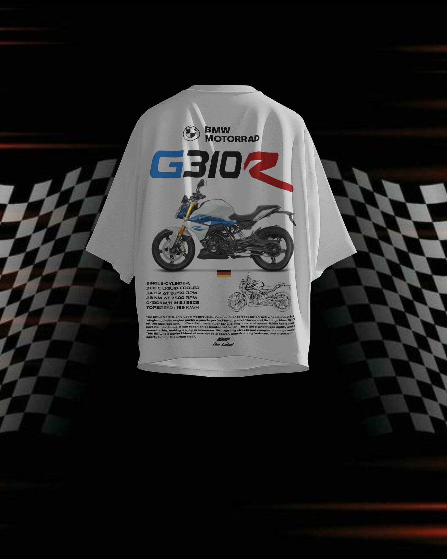 BMW G310R - Oversized T-Shirts