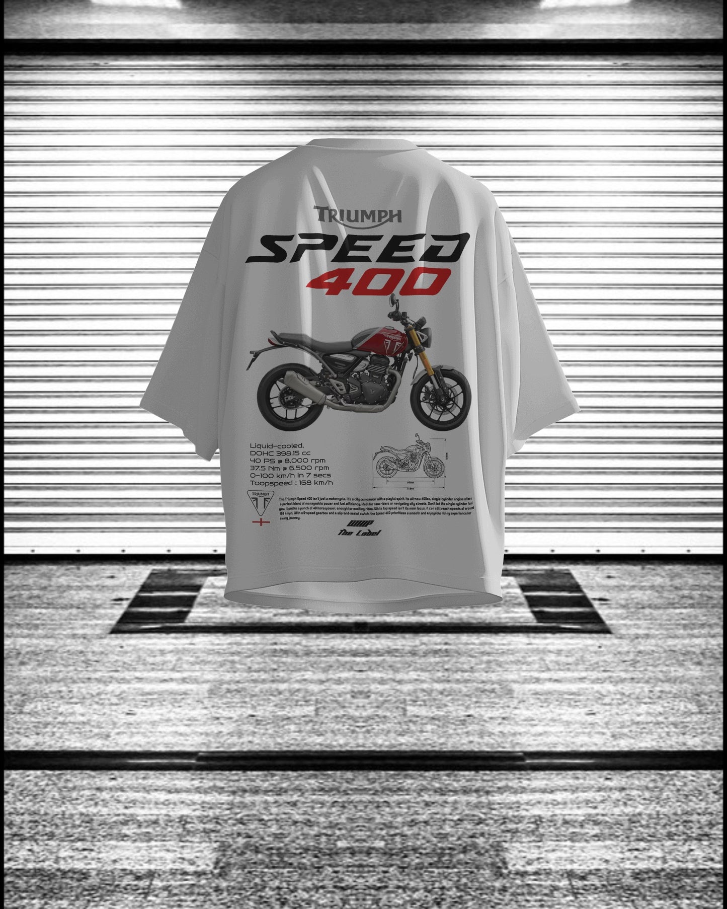 Triumph Speed 400 - Oversized T-Shirts