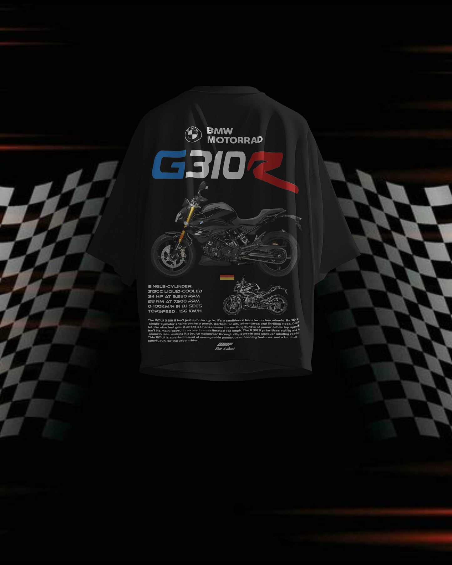 BMW G310R - Oversized T-Shirts
