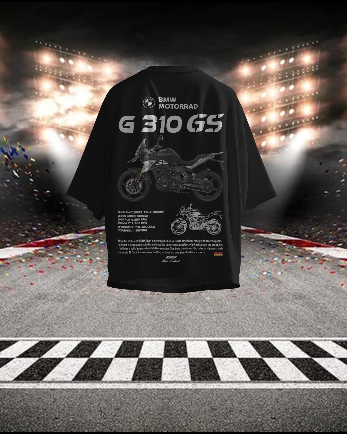 BMW G 310 GS - Oversized T-Shirts