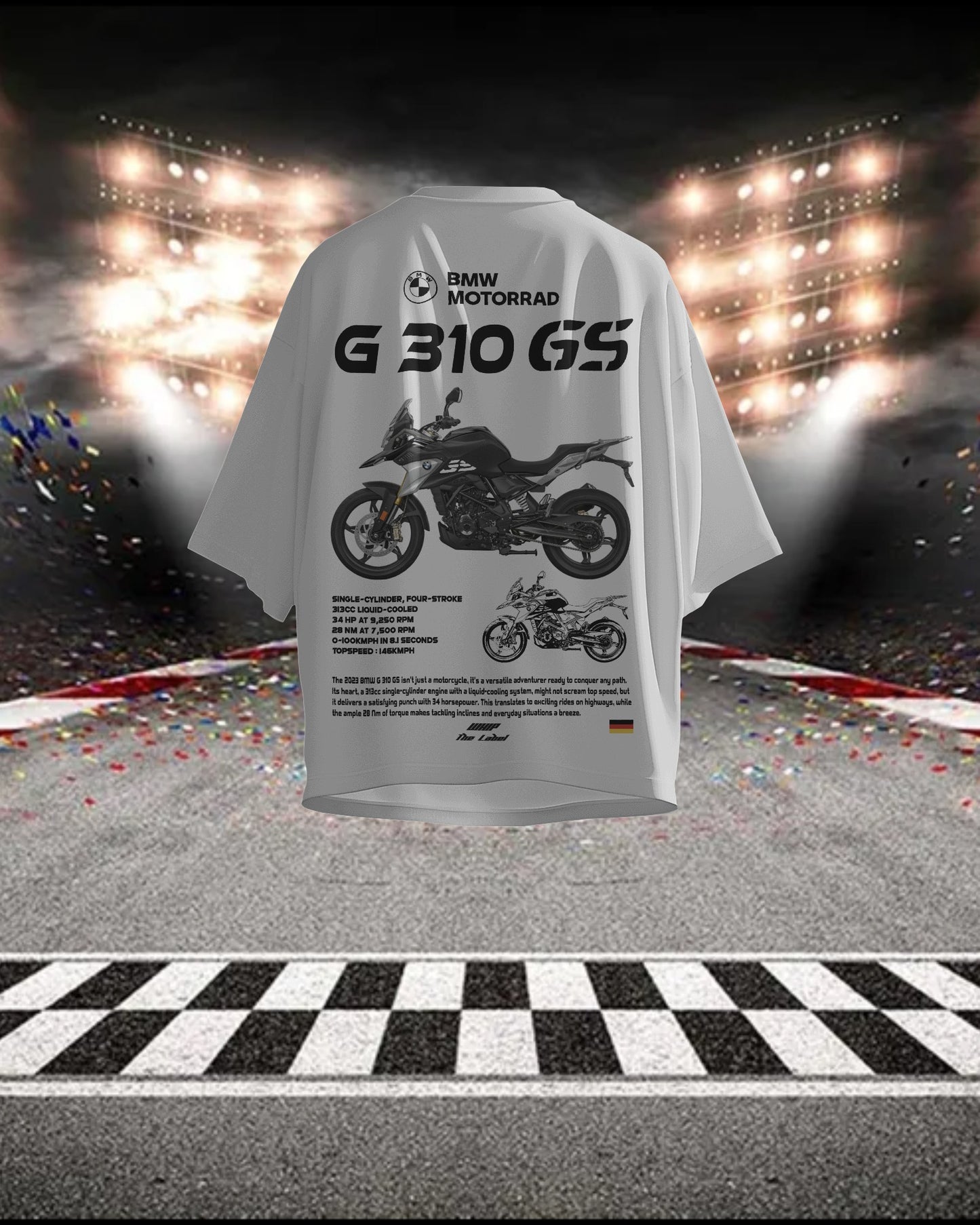 BMW G 310 GS - Oversized T-Shirts