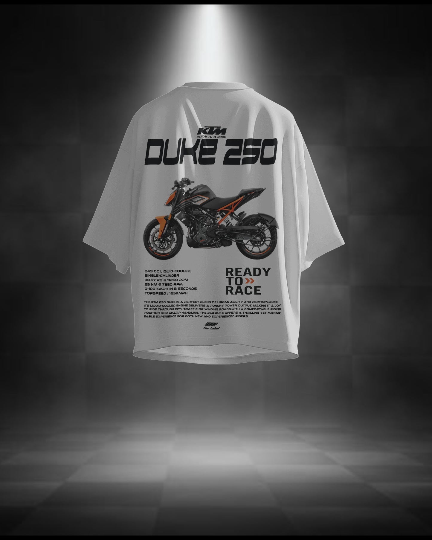 KTM Duke 250 Oversized T-Shirts