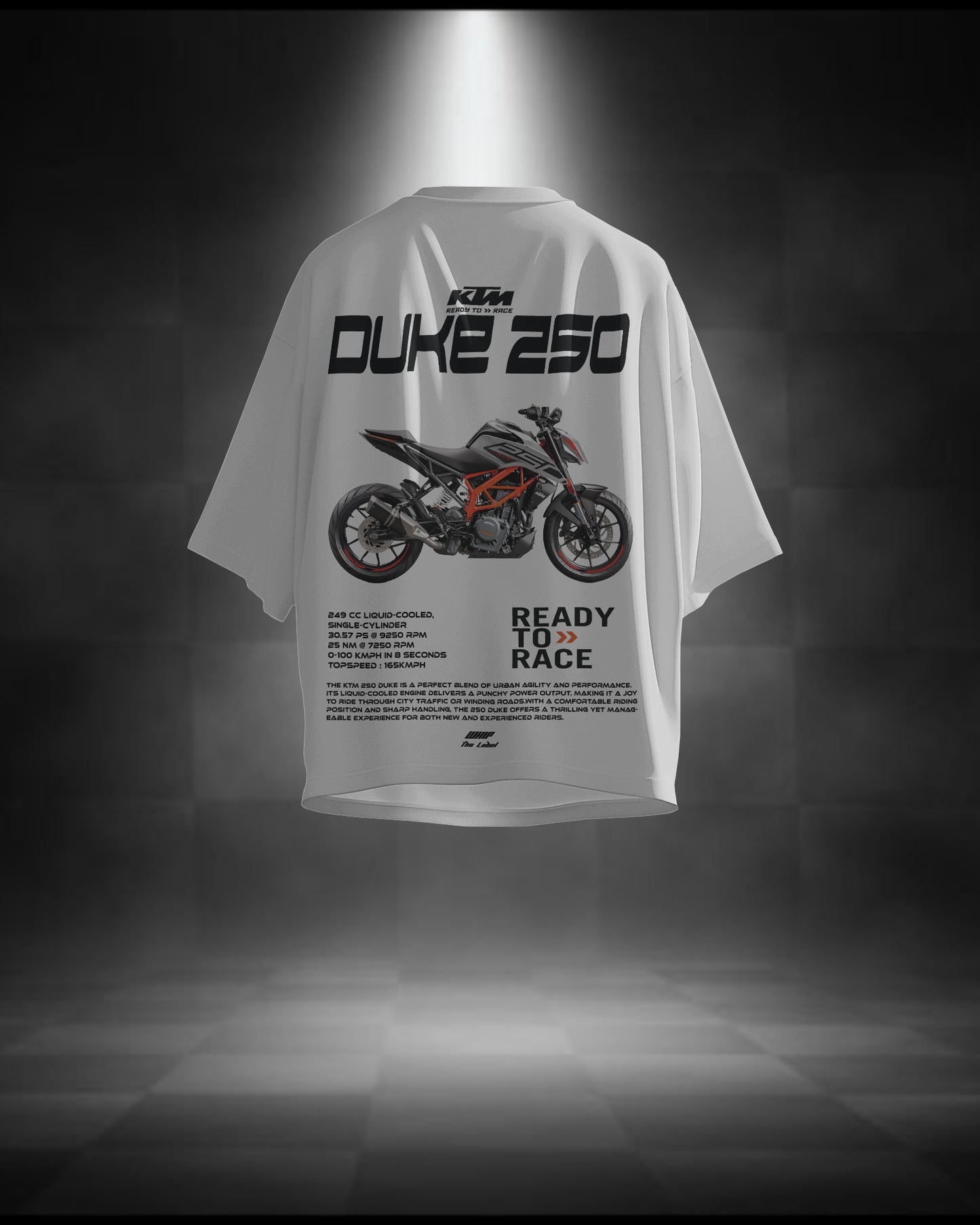 KTM Duke 250 Oversized T-Shirts