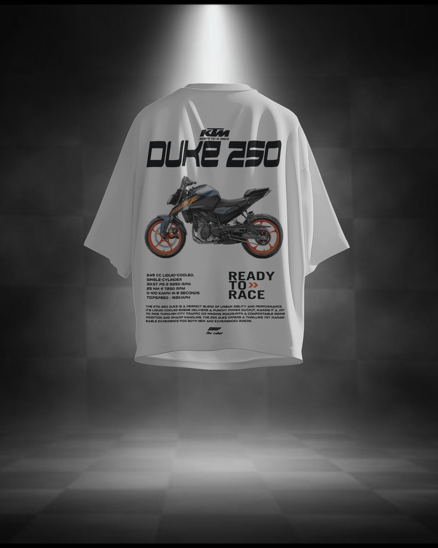 KTM Duke 250 Oversized T-Shirts