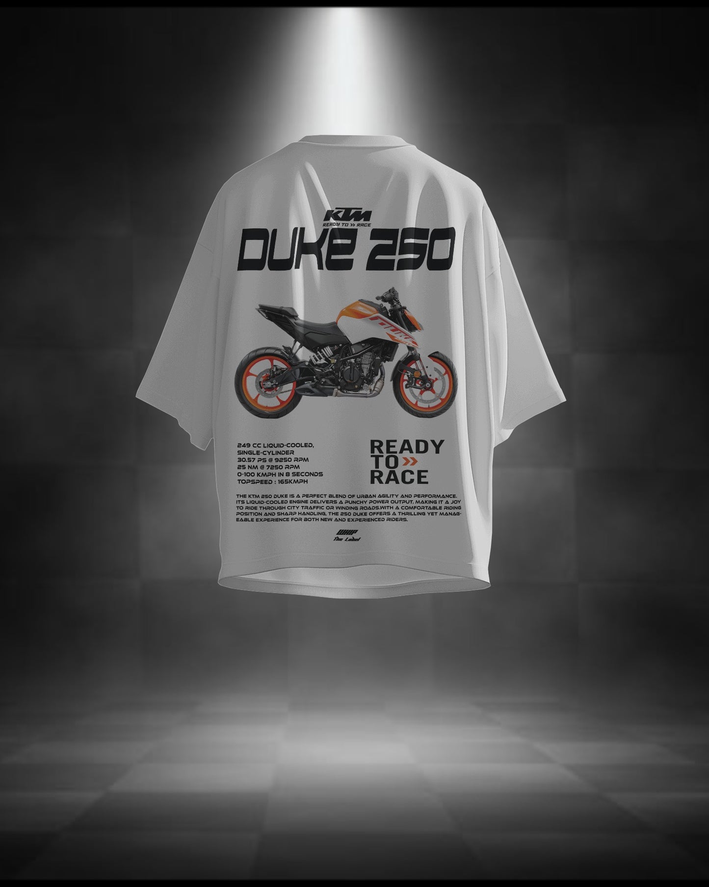 KTM Duke 250 Oversized T-Shirts