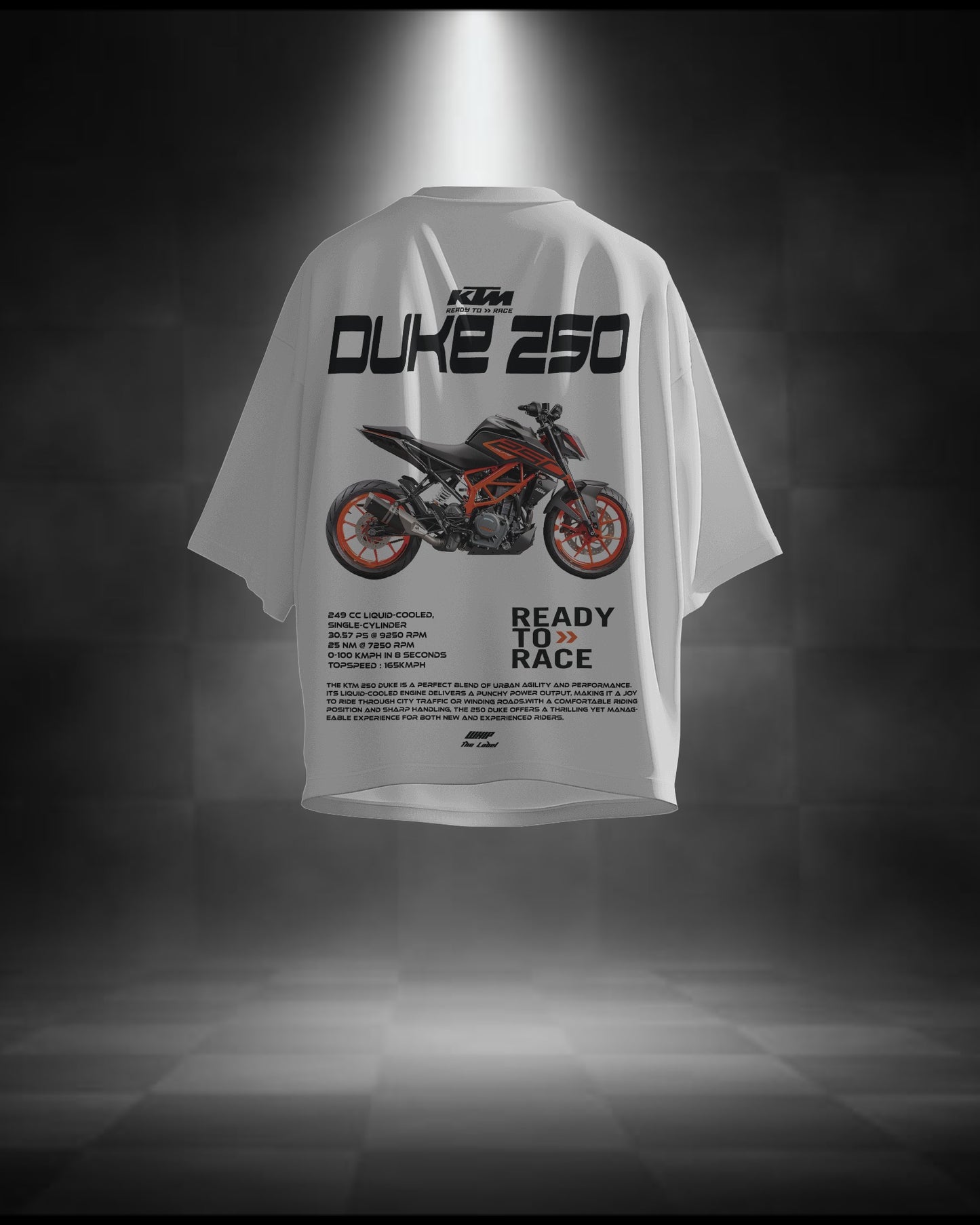 KTM Duke 250 Oversized T-Shirts