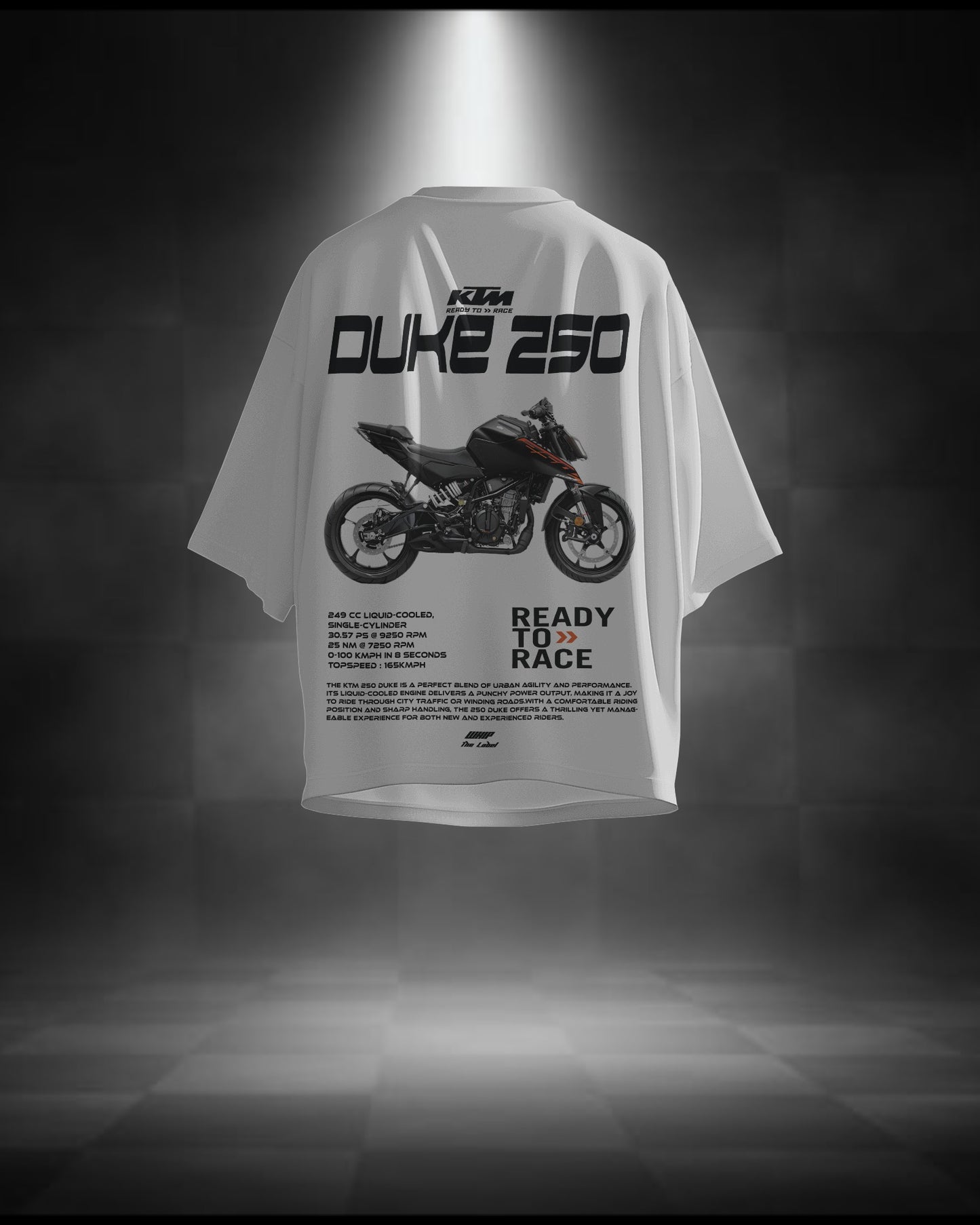 KTM Duke 250 Oversized T-Shirts