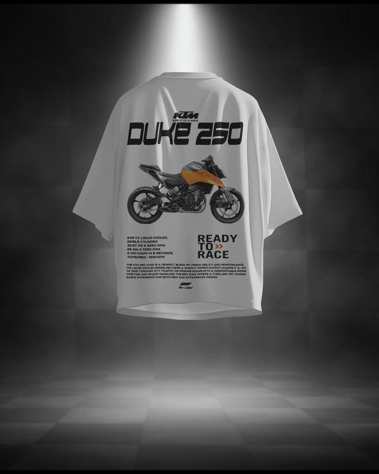 KTM Duke 250 Oversized T-Shirts