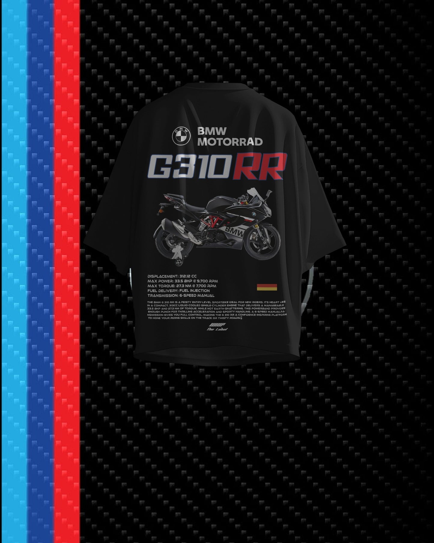 BMW G310 RR - Oversized T-Shirts