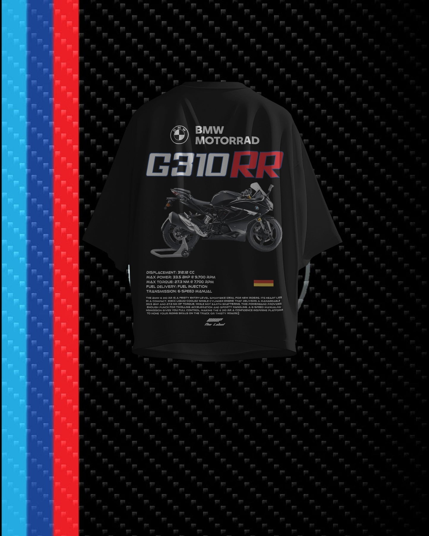BMW G310 RR - Oversized T-Shirts