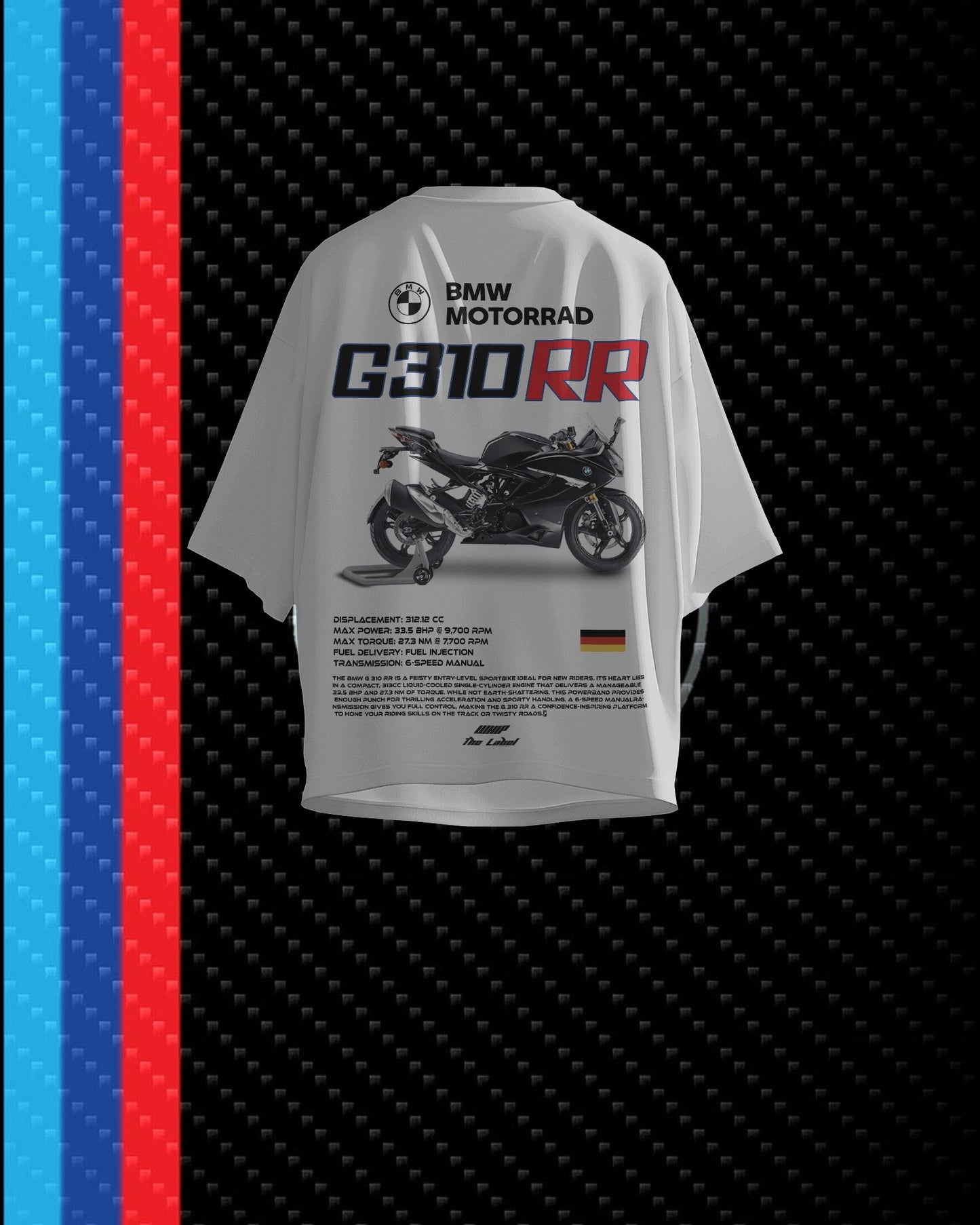 BMW G310 RR - Oversized T-Shirts