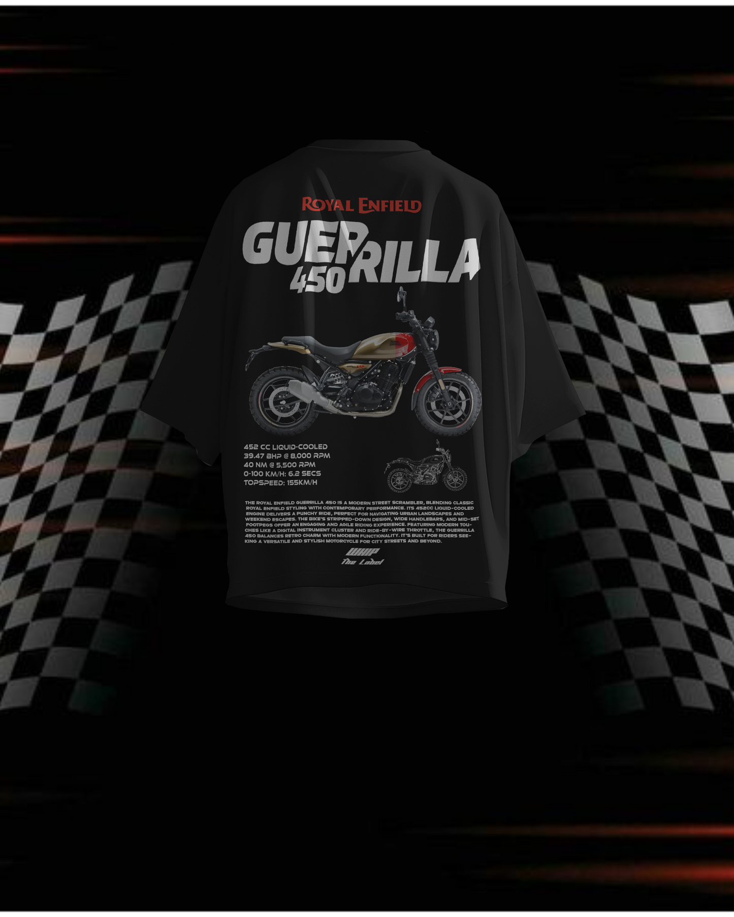 Guerrilla 450 - Oversized T-Shirts