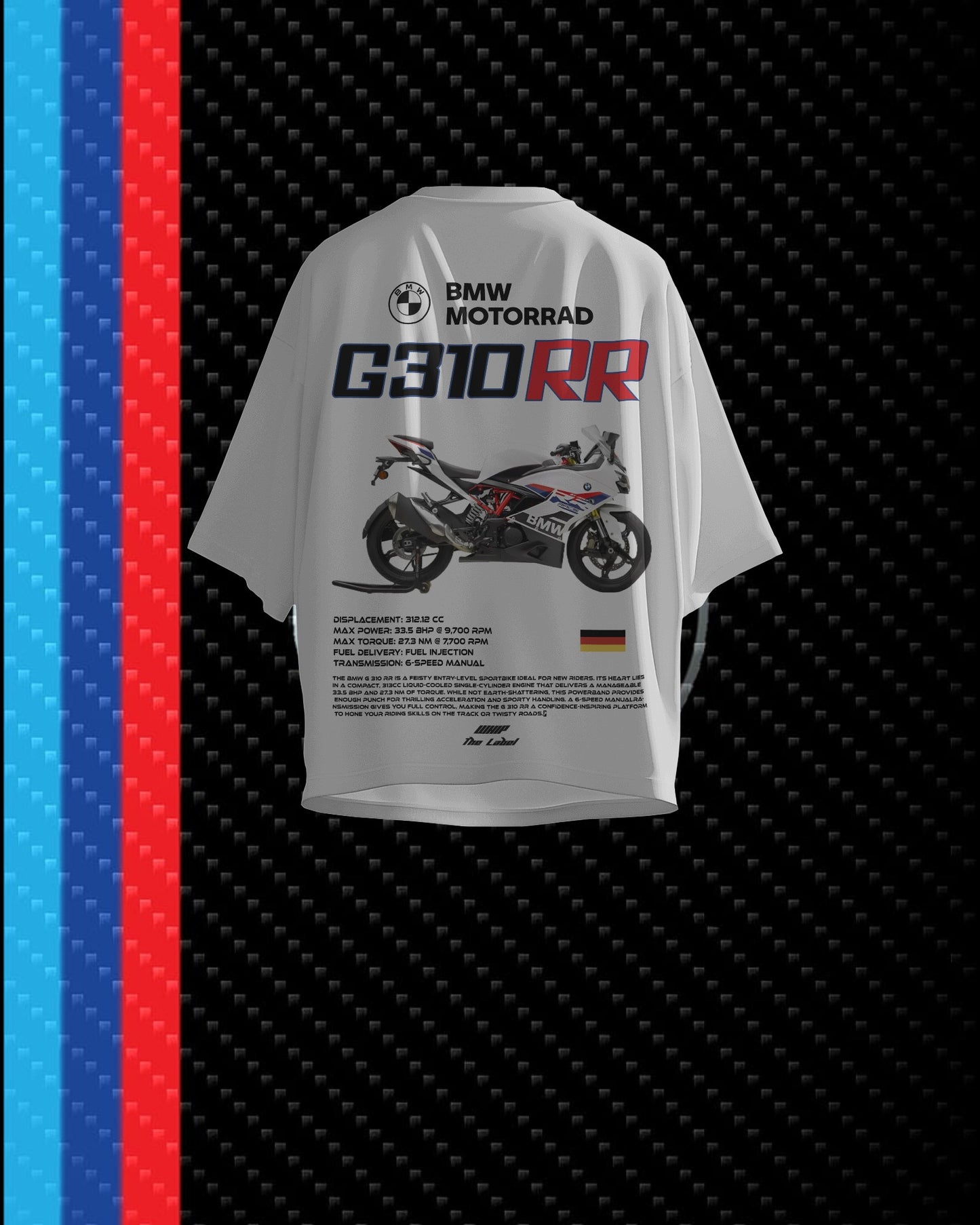 BMW G310 RR - Oversized T-Shirts