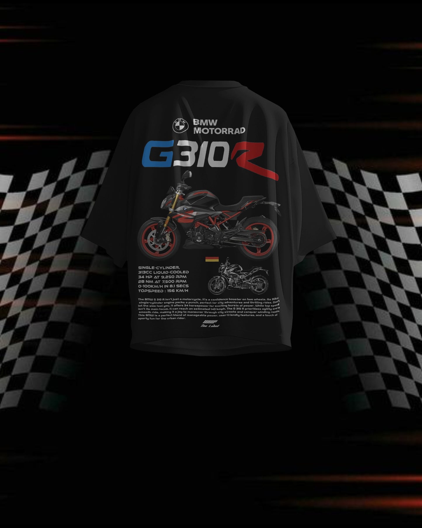 BMW G310R - Oversized T-Shirts