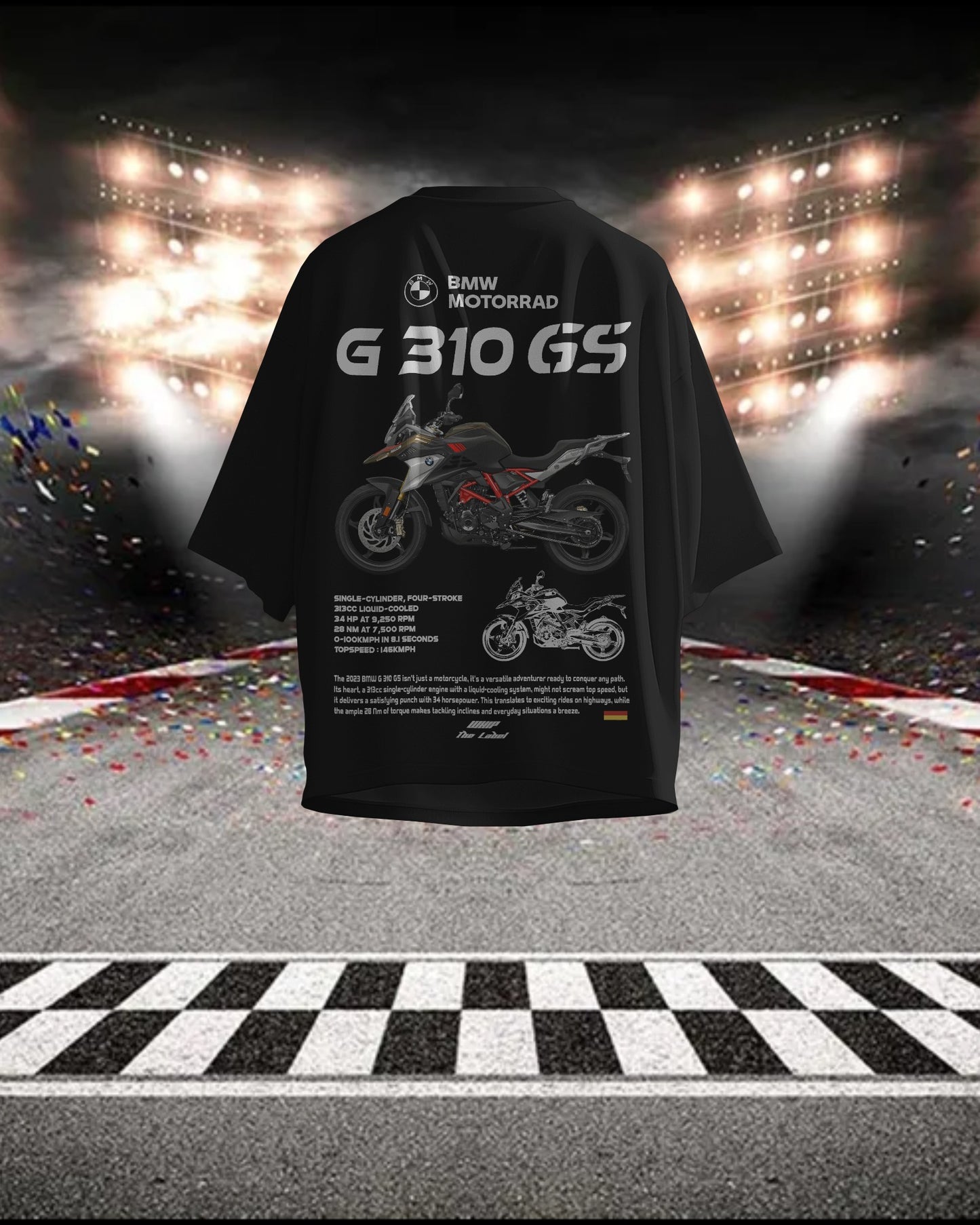 BMW G 310 GS - Oversized T-Shirts