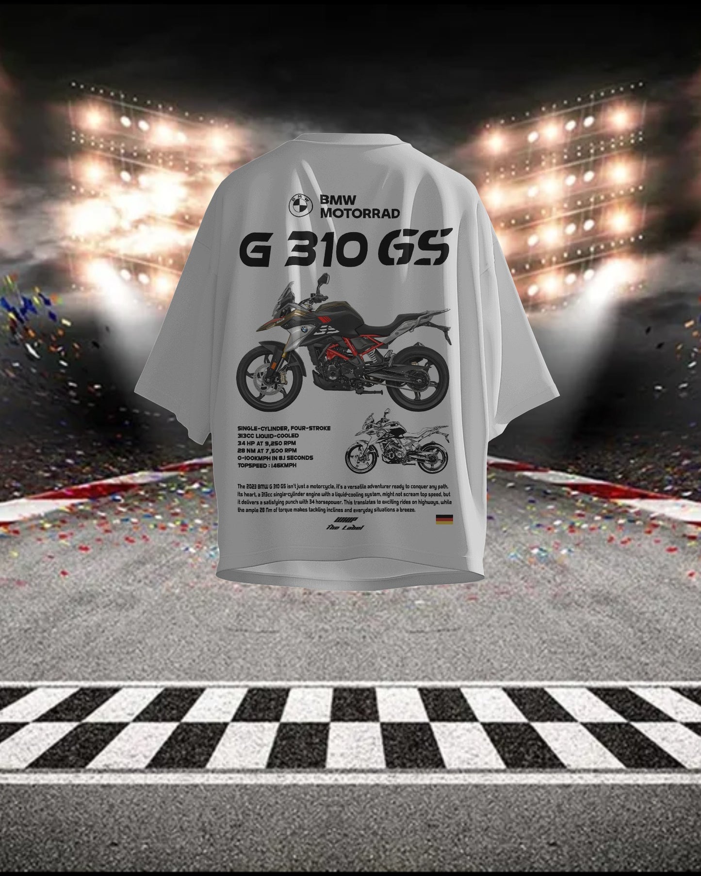 BMW G 310 GS - Oversized T-Shirts