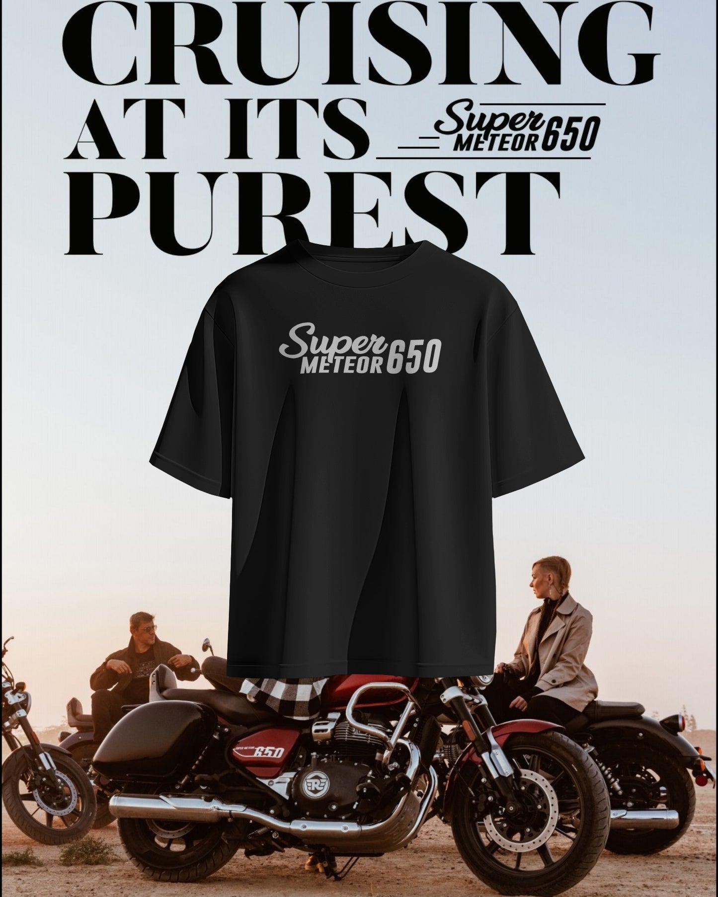 Super Meteor 650 - Oversized T Shirts