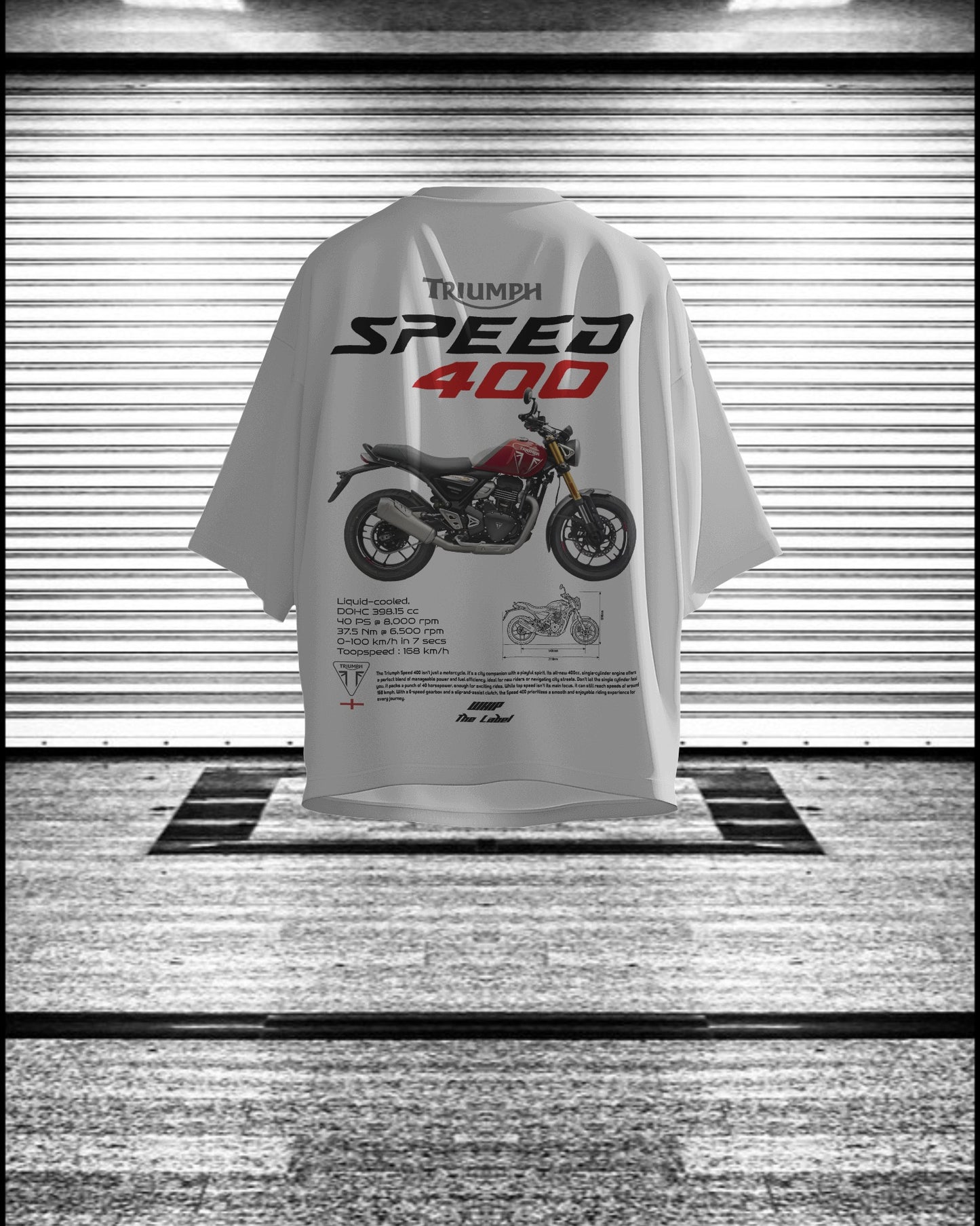 Triumph Speed 400 - Oversized T-Shirts