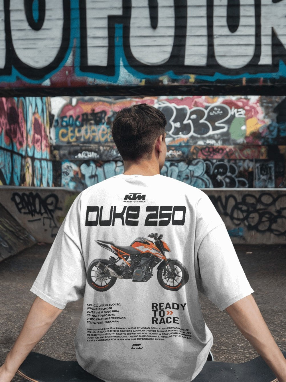 KTM Duke 250 Oversized T-Shirts