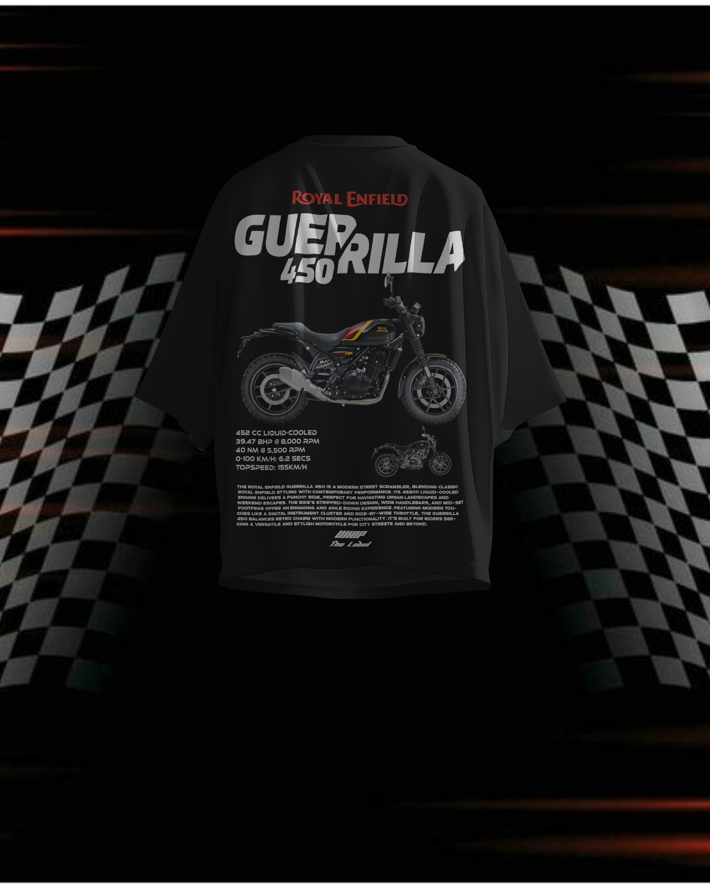 Guerrilla 450 - Oversized T-Shirts