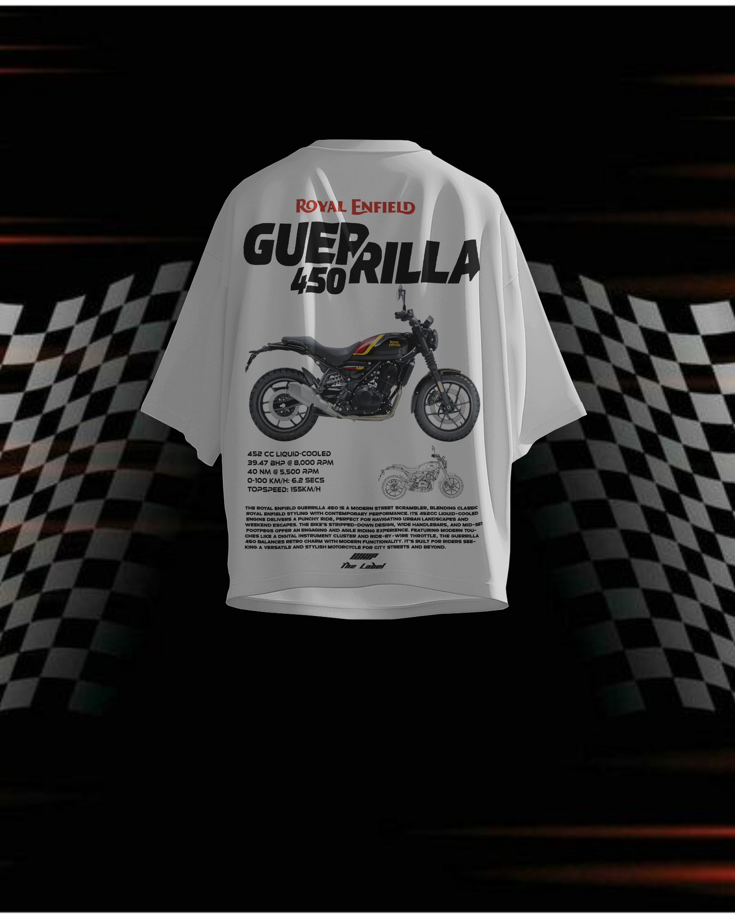 Guerrilla 450 - Oversized T-Shirts