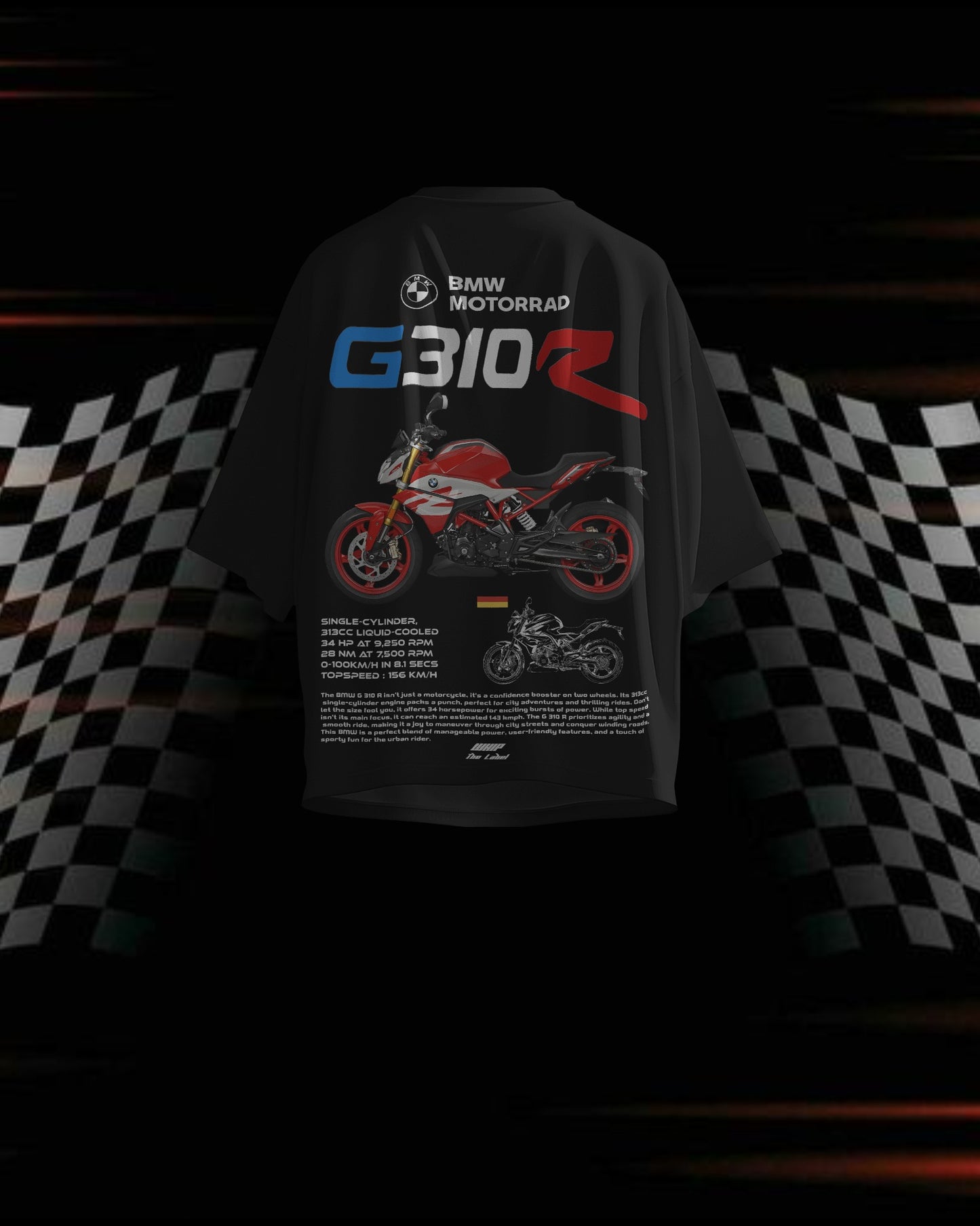 BMW G310R - Oversized T-Shirts