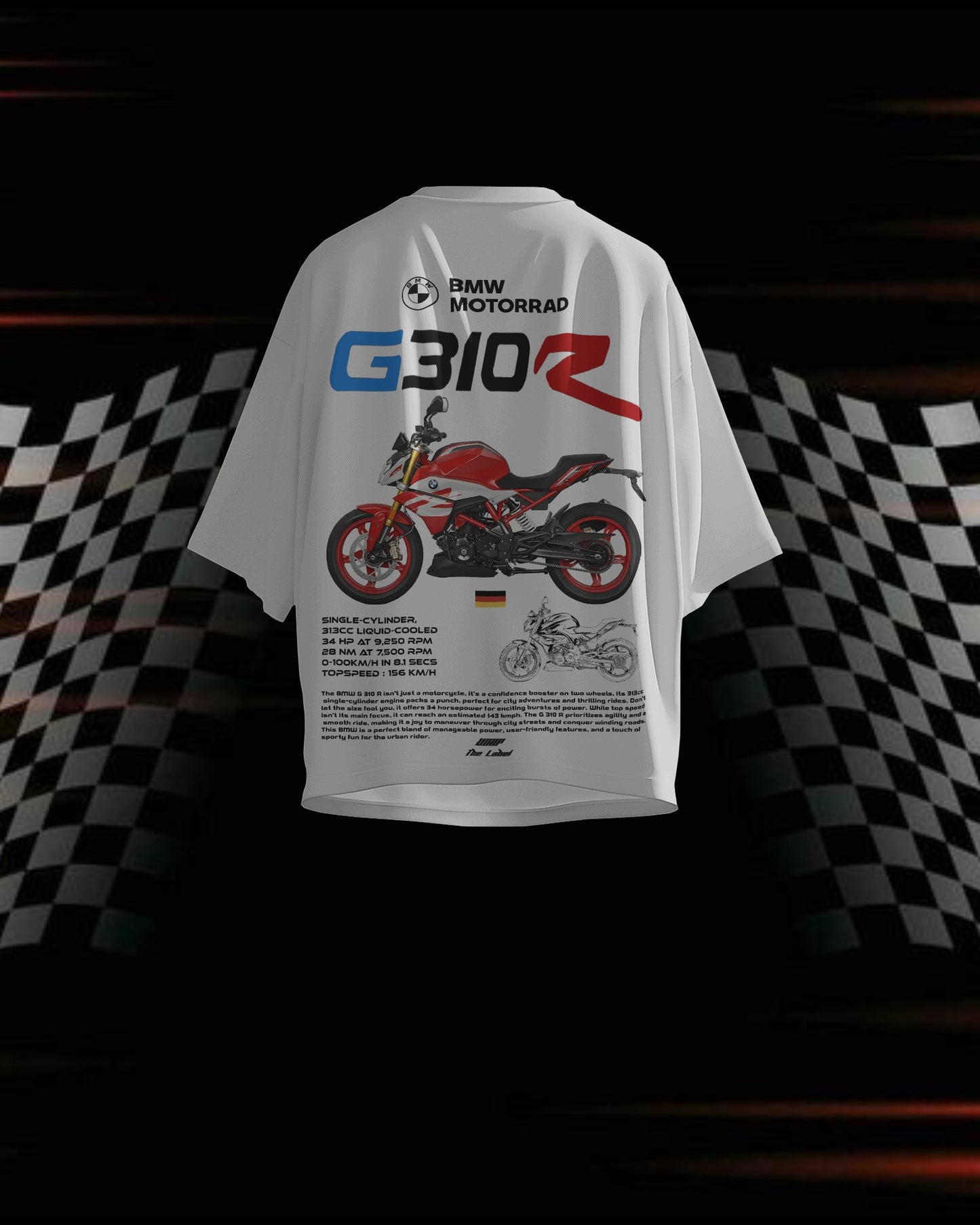 BMW G310R - Oversized T-Shirts