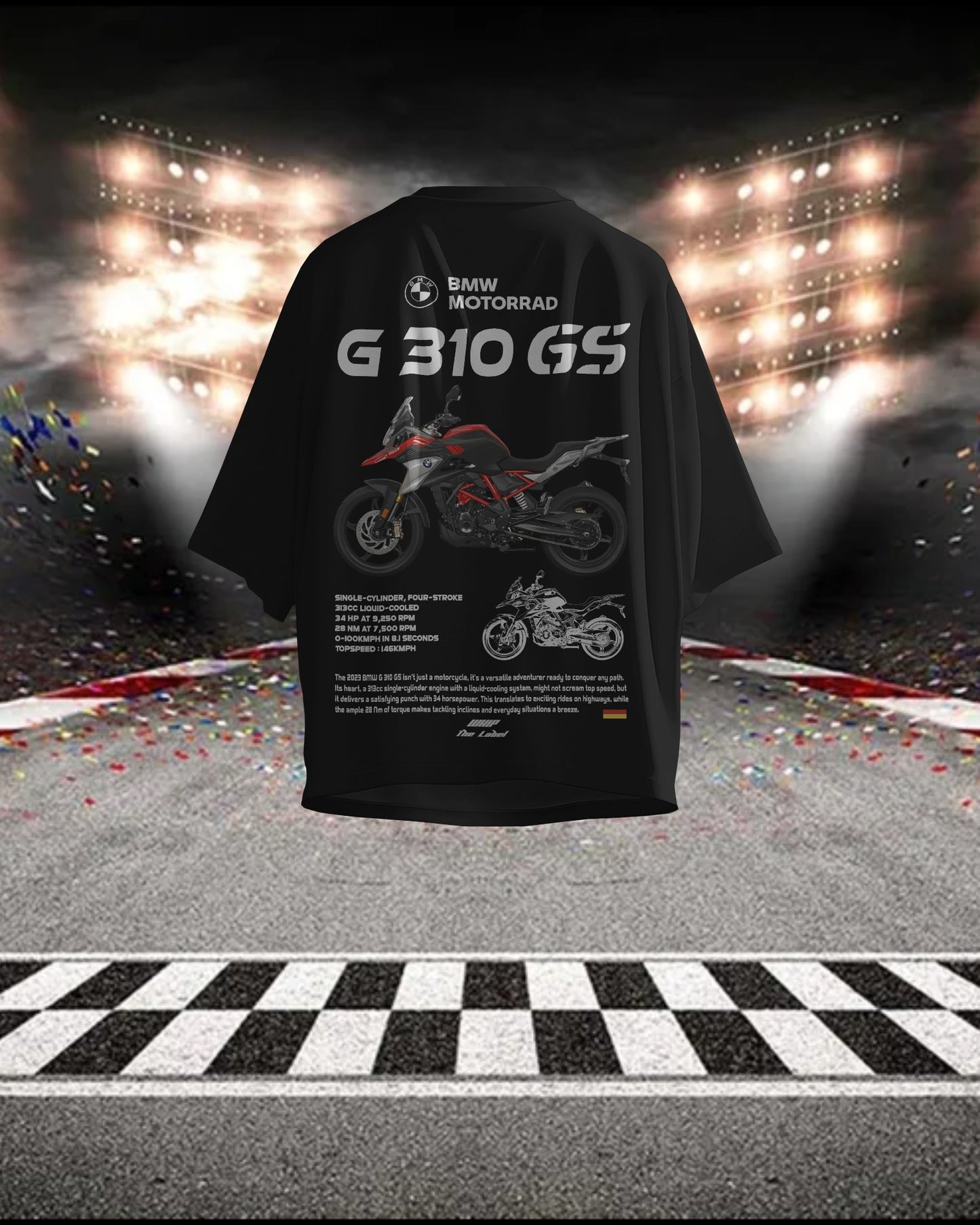 BMW G 310 GS - Oversized T-Shirts