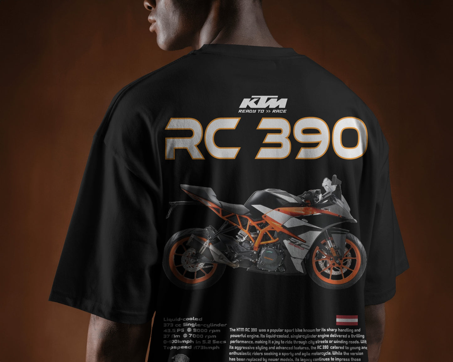 KTM- RC390 Oversized T-Shirt