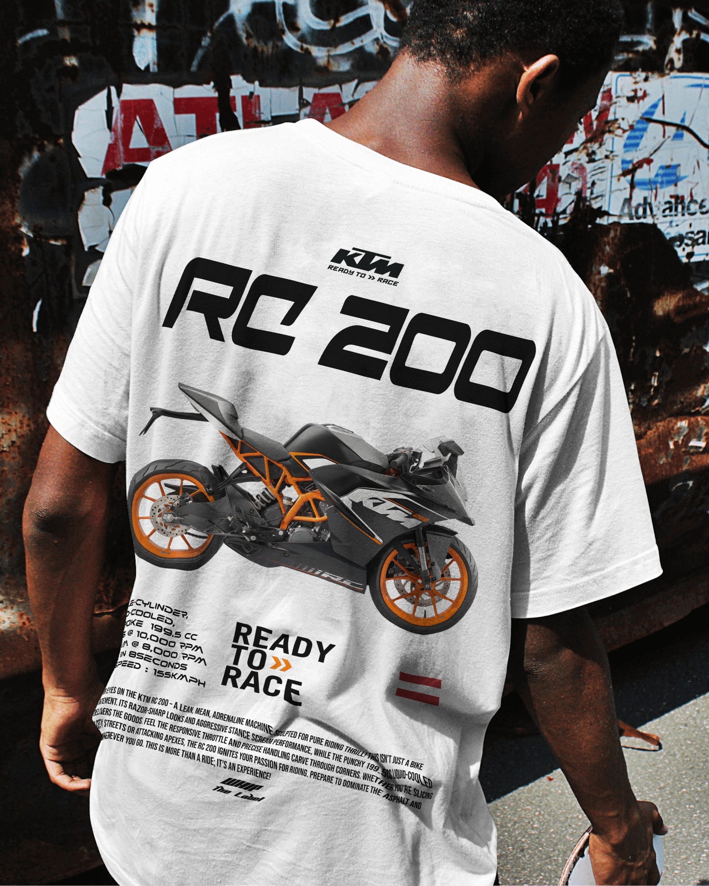 KTM RC 200 - Oversized T Shirts