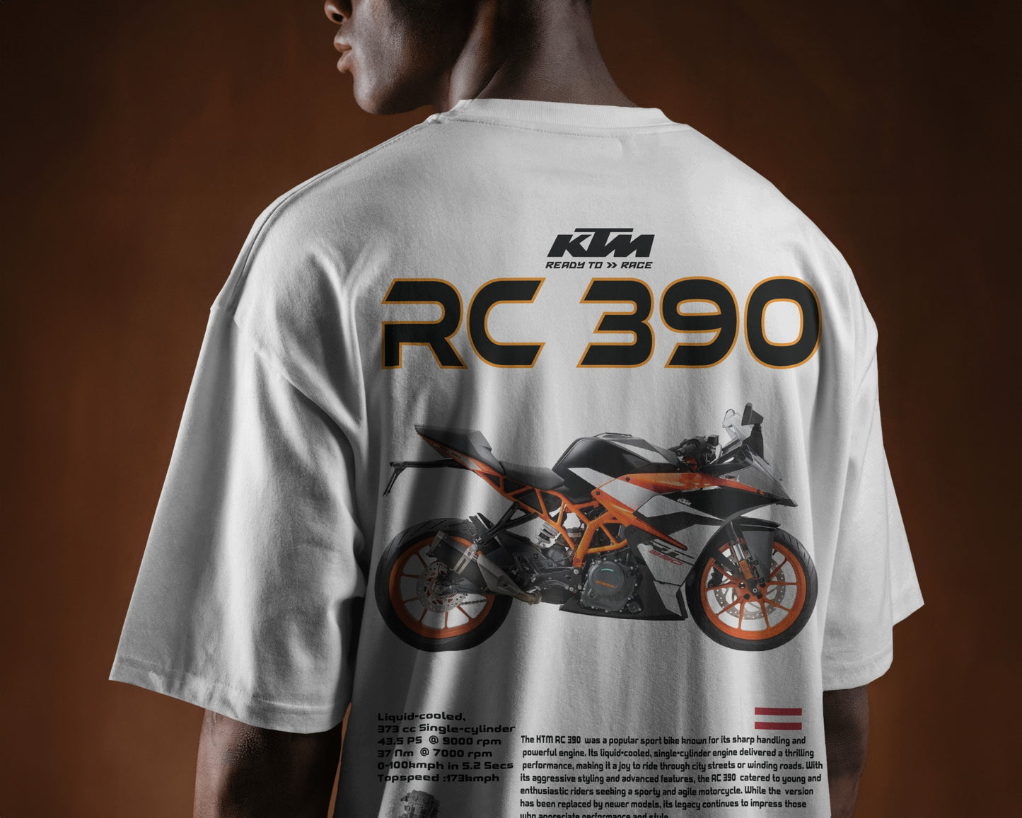 KTM- RC390 Oversized T-Shirt