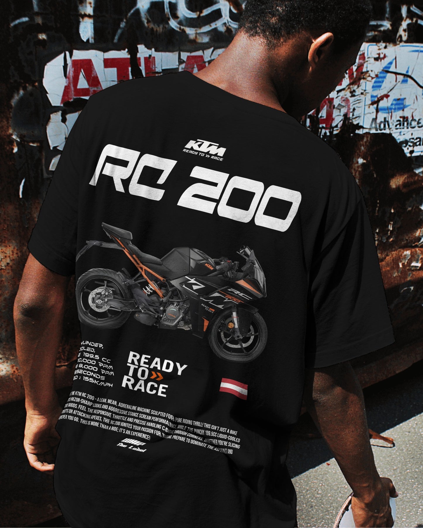 KTM RC 200 - Oversized T Shirts