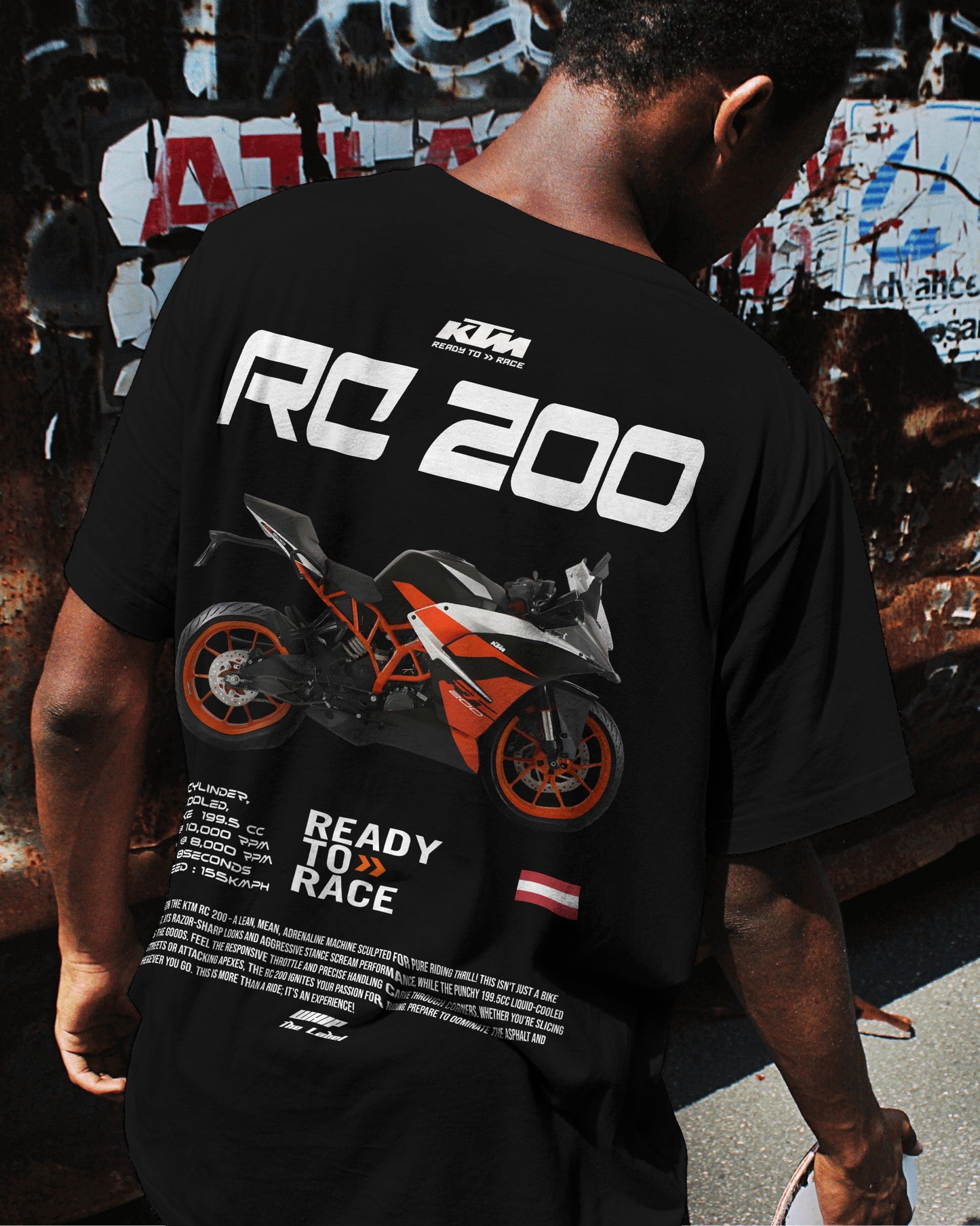 KTM RC 200 - Oversized T Shirts