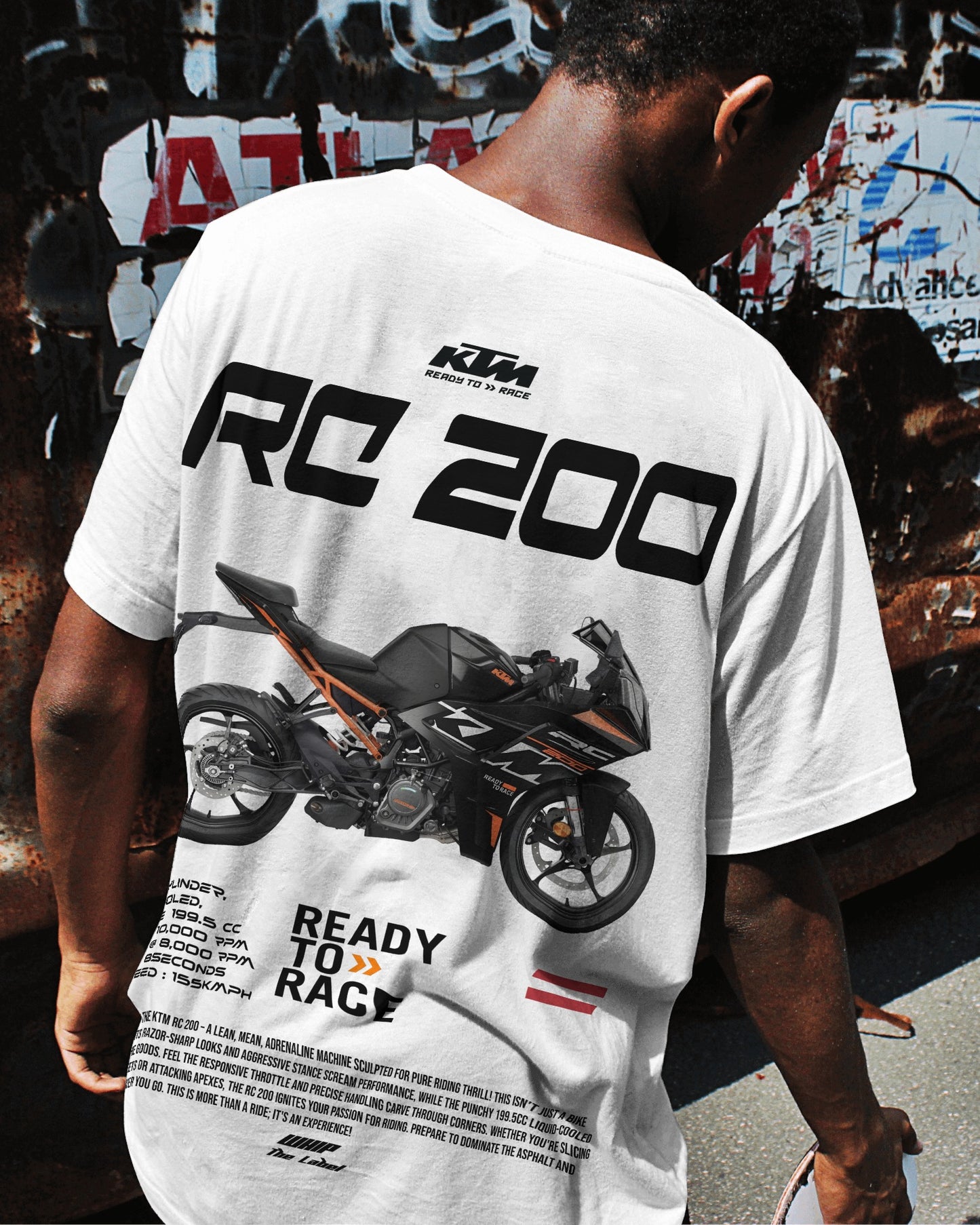 KTM RC 200 - Oversized T Shirts