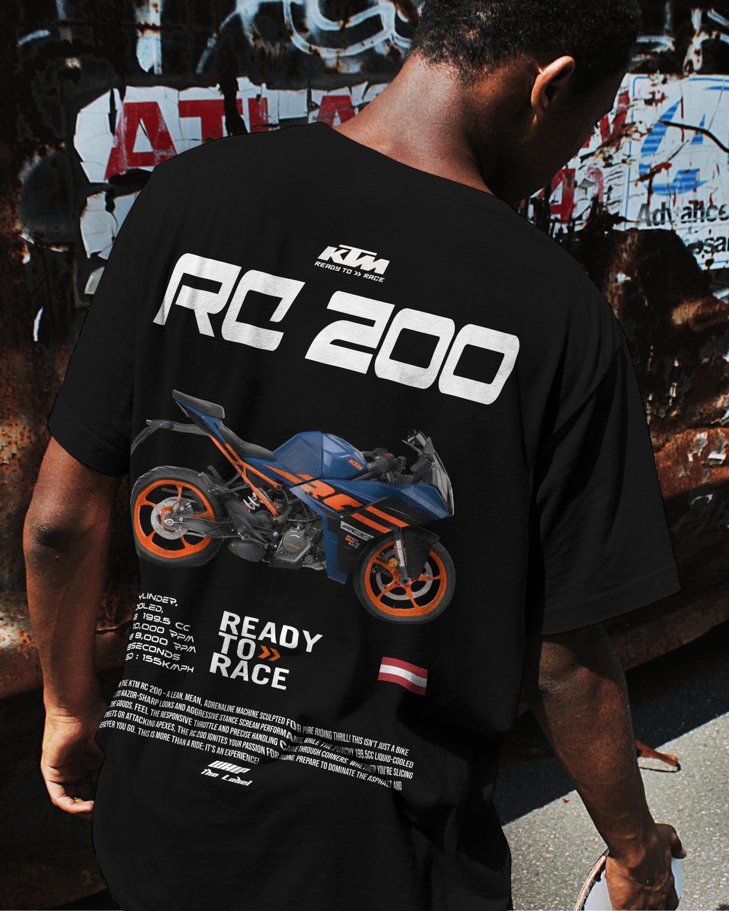 KTM RC 200 - Oversized T Shirts