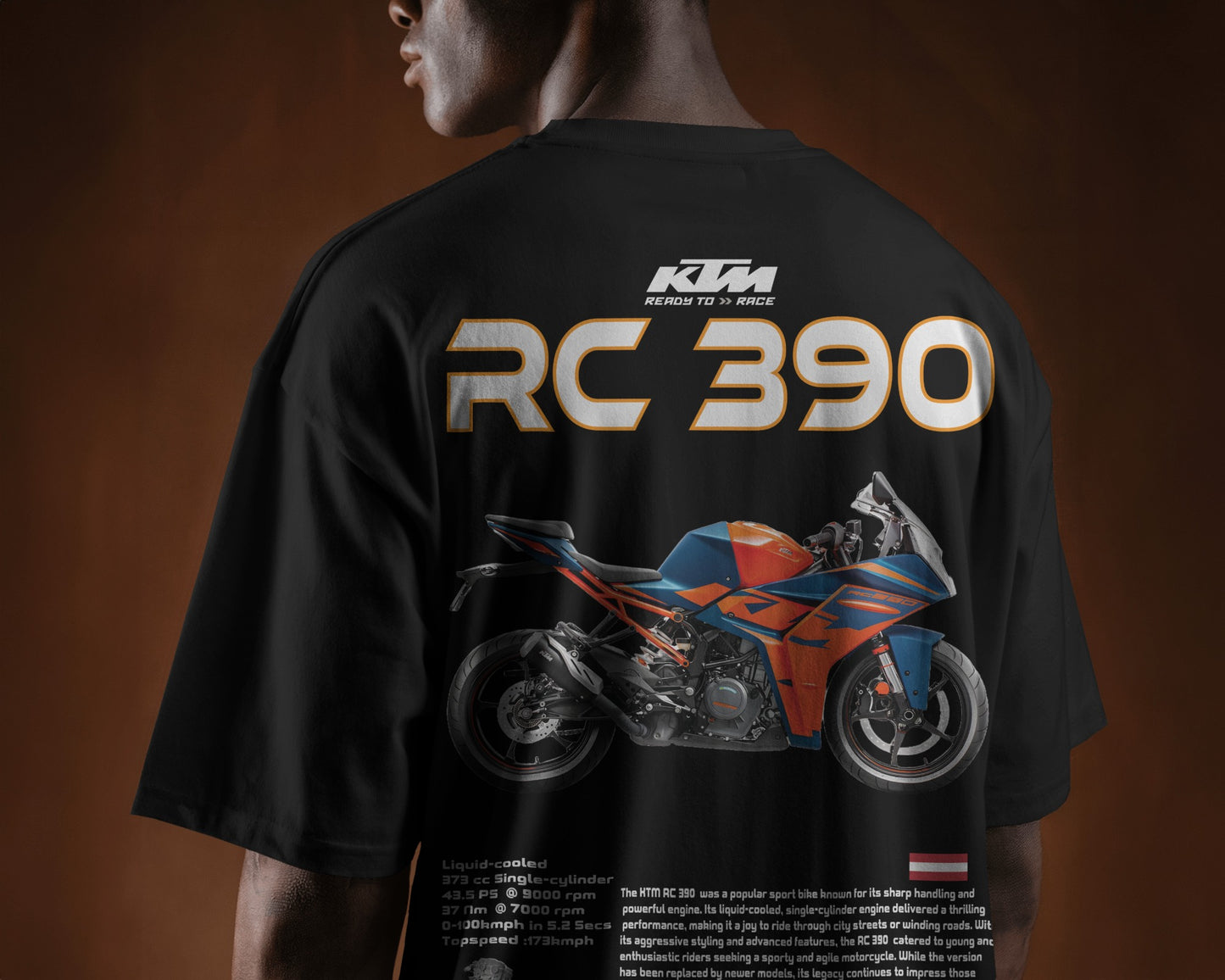 KTM- RC390 Oversized T-Shirt