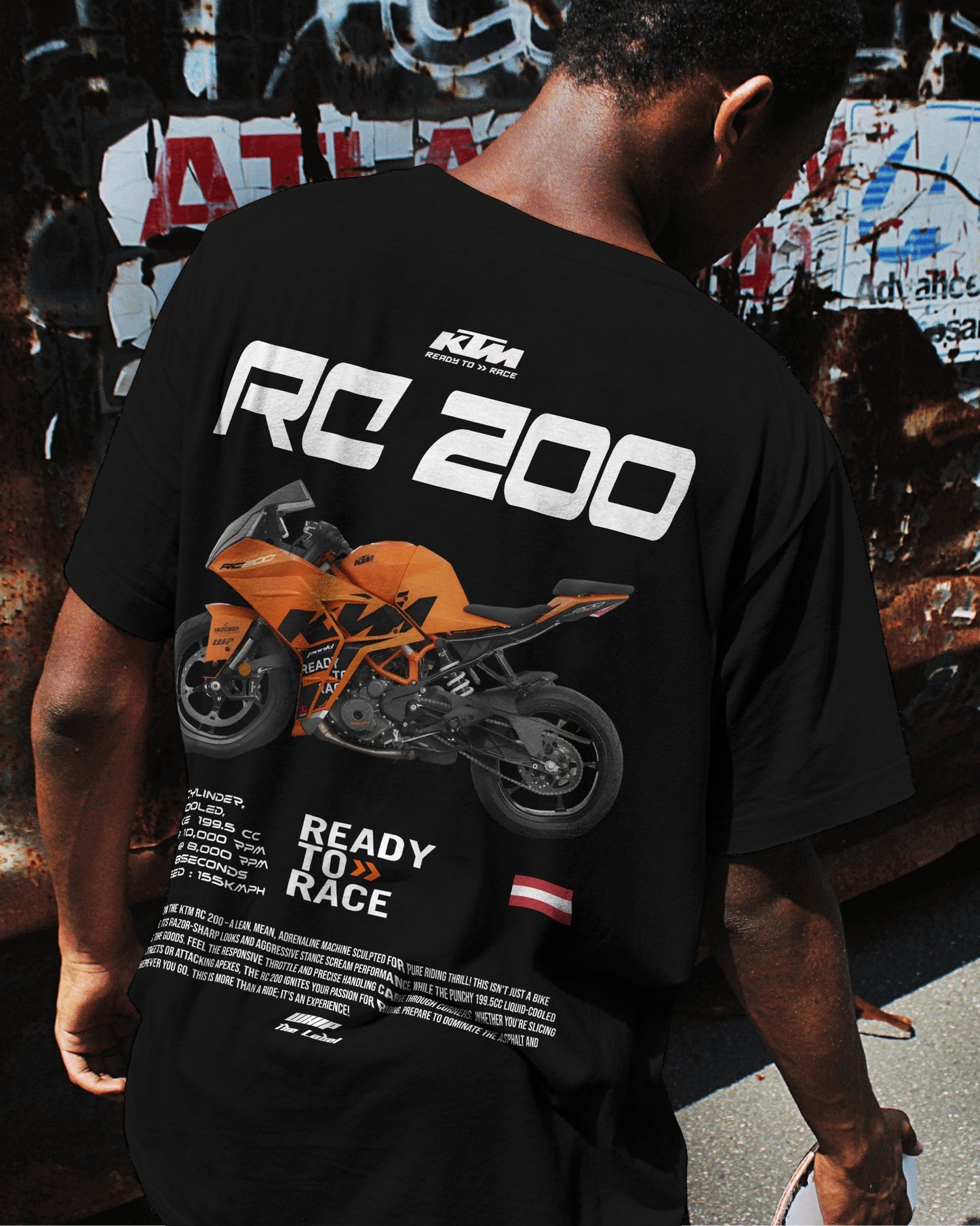 KTM RC 200 - Oversized T Shirts