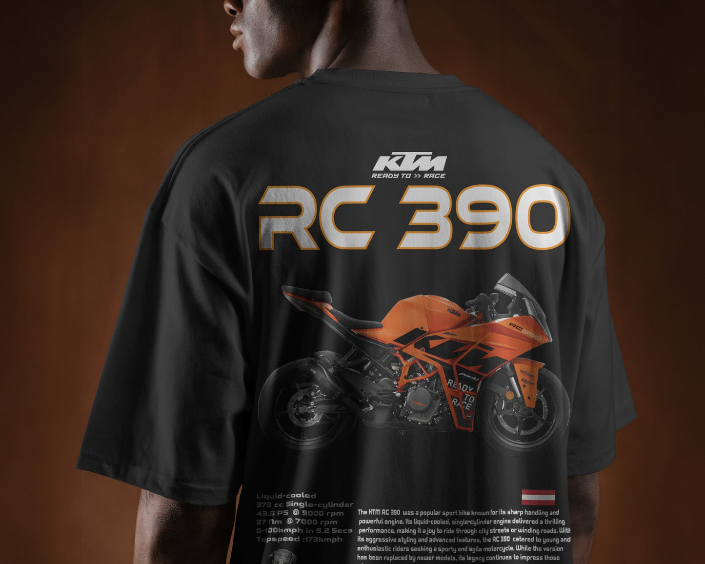 KTM- RC390 Oversized T-Shirt