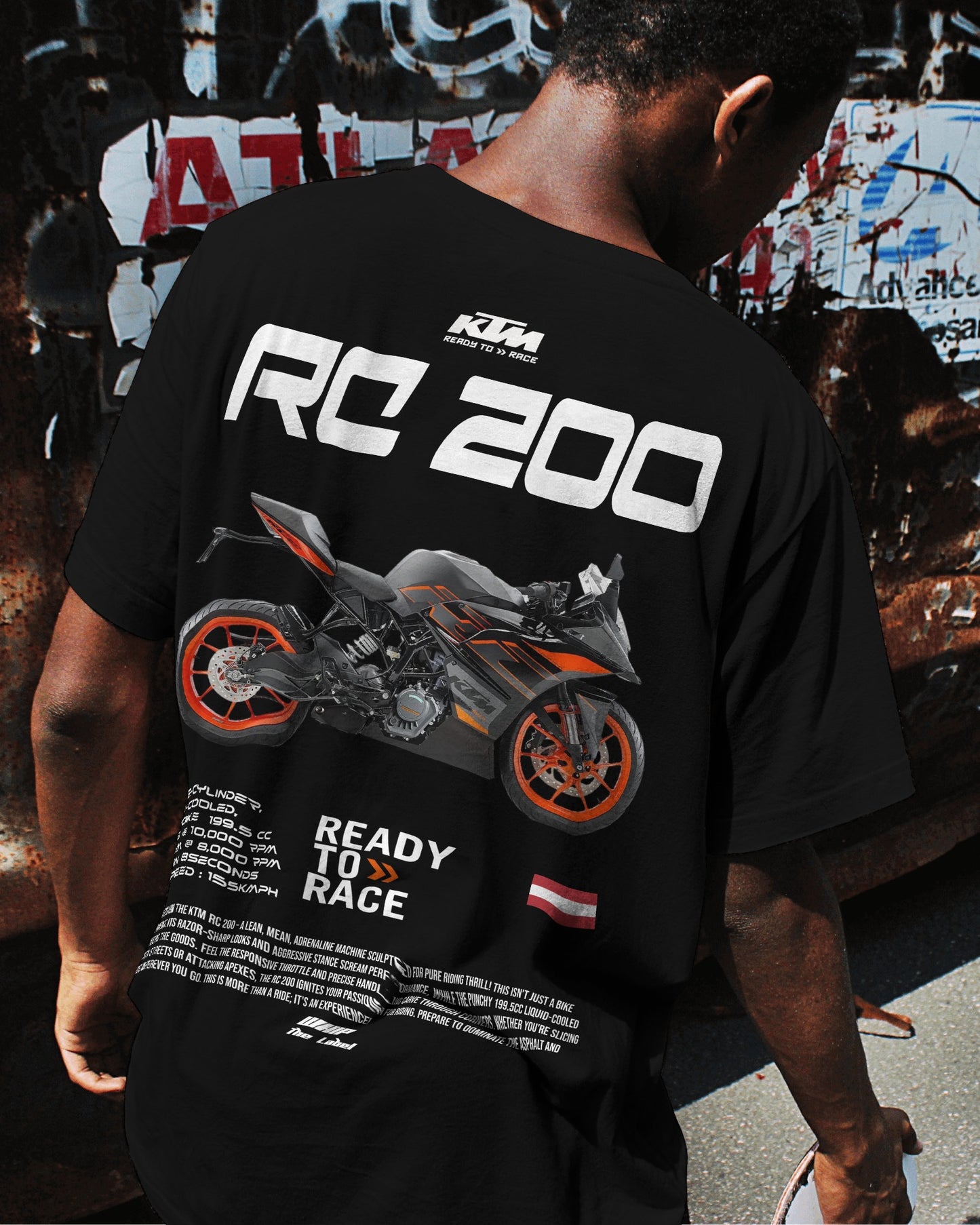 KTM RC 200 - Oversized T Shirts